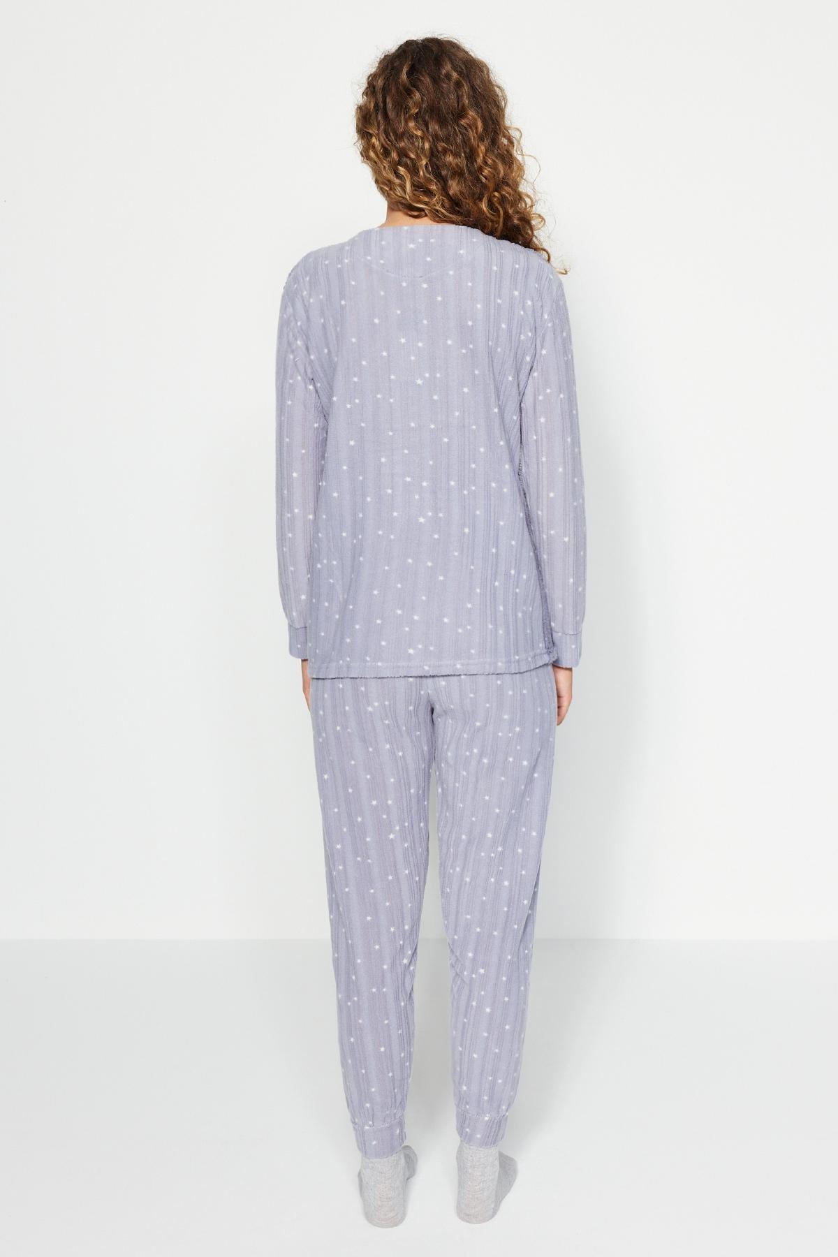 Purple Teddy Bear Patterned Co-Ord Set, , large image number 5
