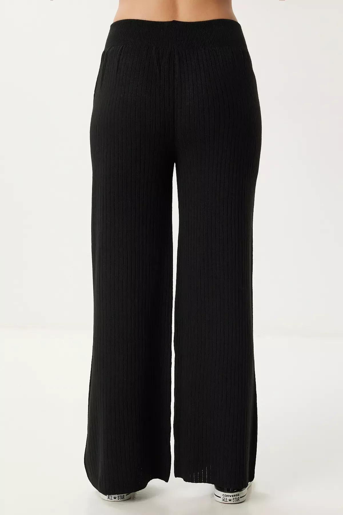 Black Corduroy Pants, BLACK, large image number 2