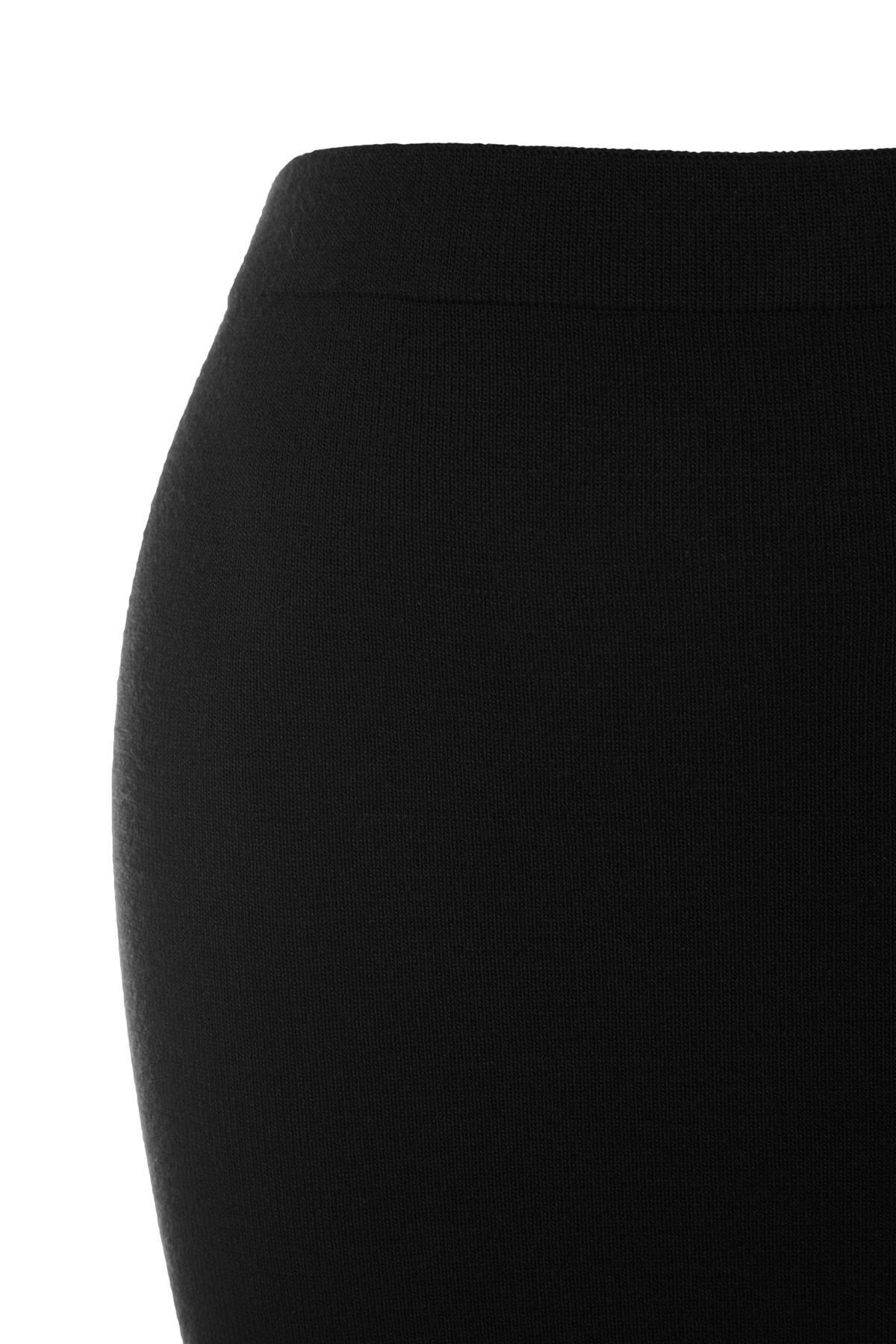 Black Midi Pencil Skirt, , large image number 5