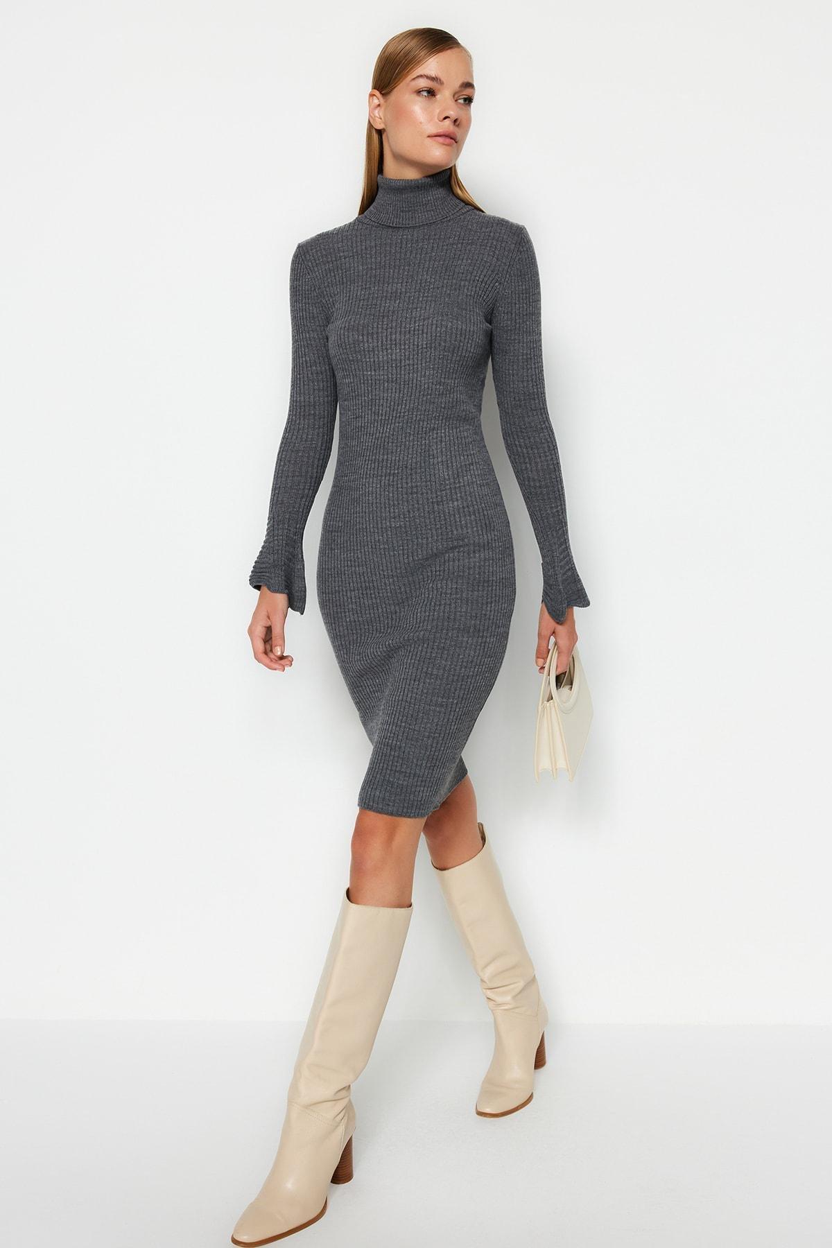 Grey Bodycon Dress, , large image number 1