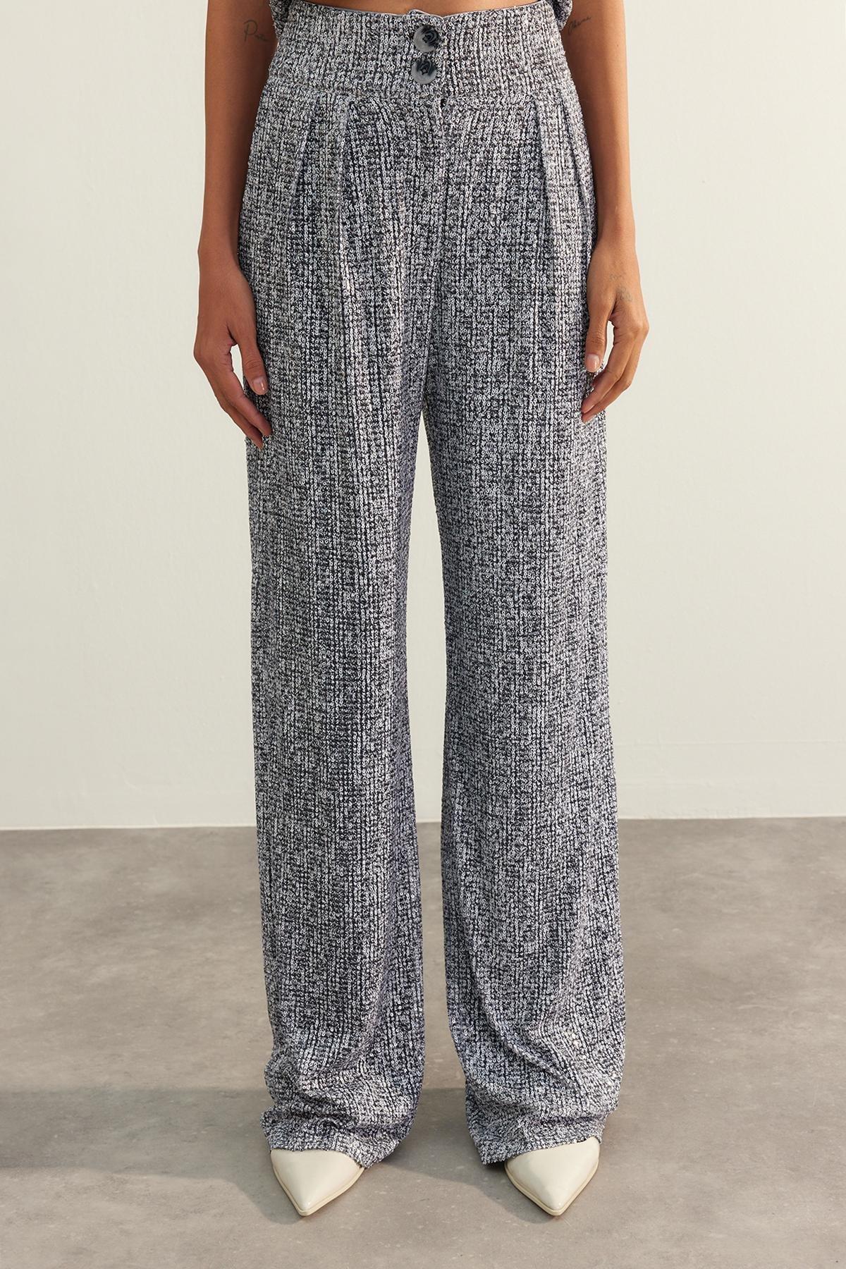 Multicoloured Shimmering Sequined Pants, , large image number 3
