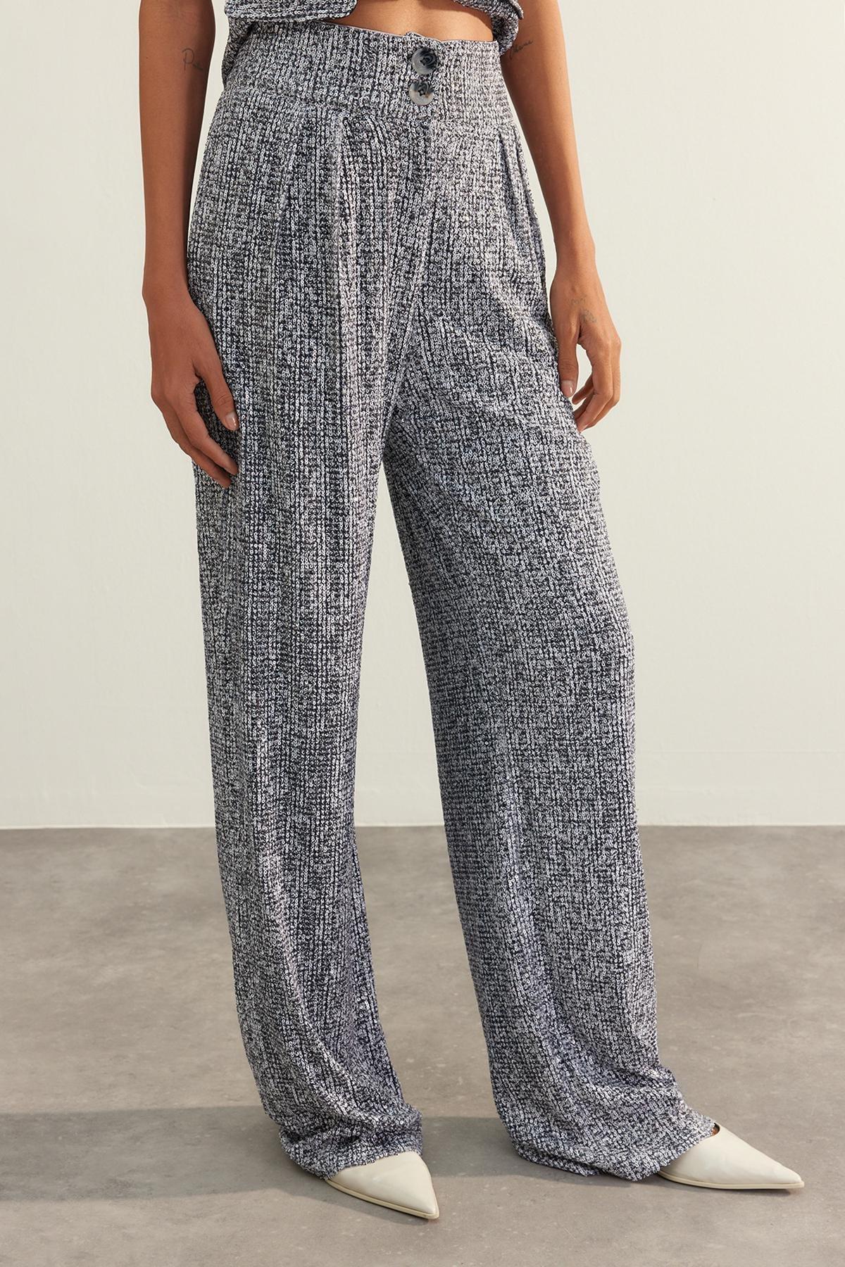 Multicoloured Shimmering Sequined Pants, , large image number 4