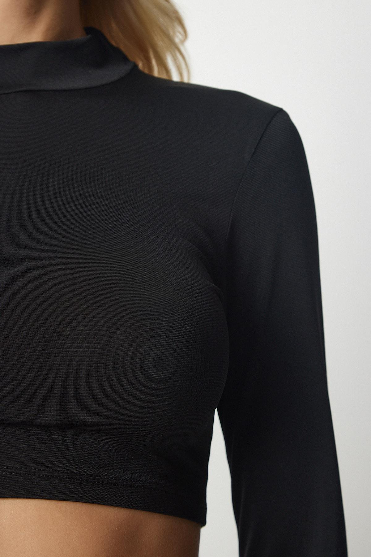Black Stand-Up Collar Co-Ord Set, , large image number 3