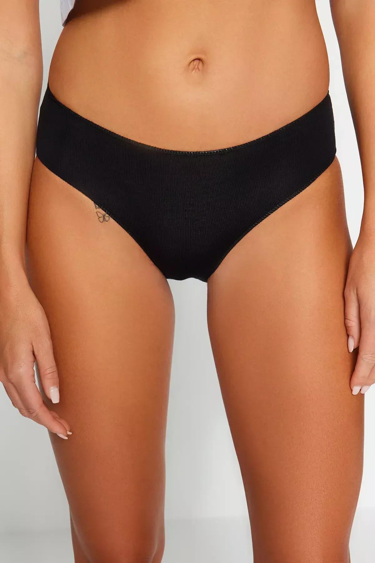 Multicolour Bamboo Classic Panties , Set Of 5, C101_1704, large image number 7