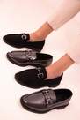 SOHO - Black Suede Womens Casual Shoes 18338