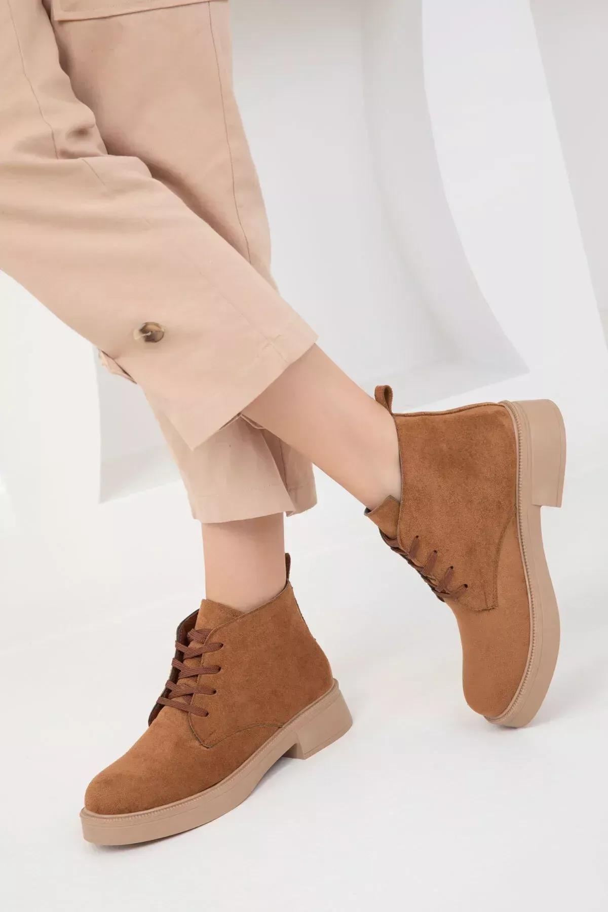 Brown Suede Boots, , large image number 0