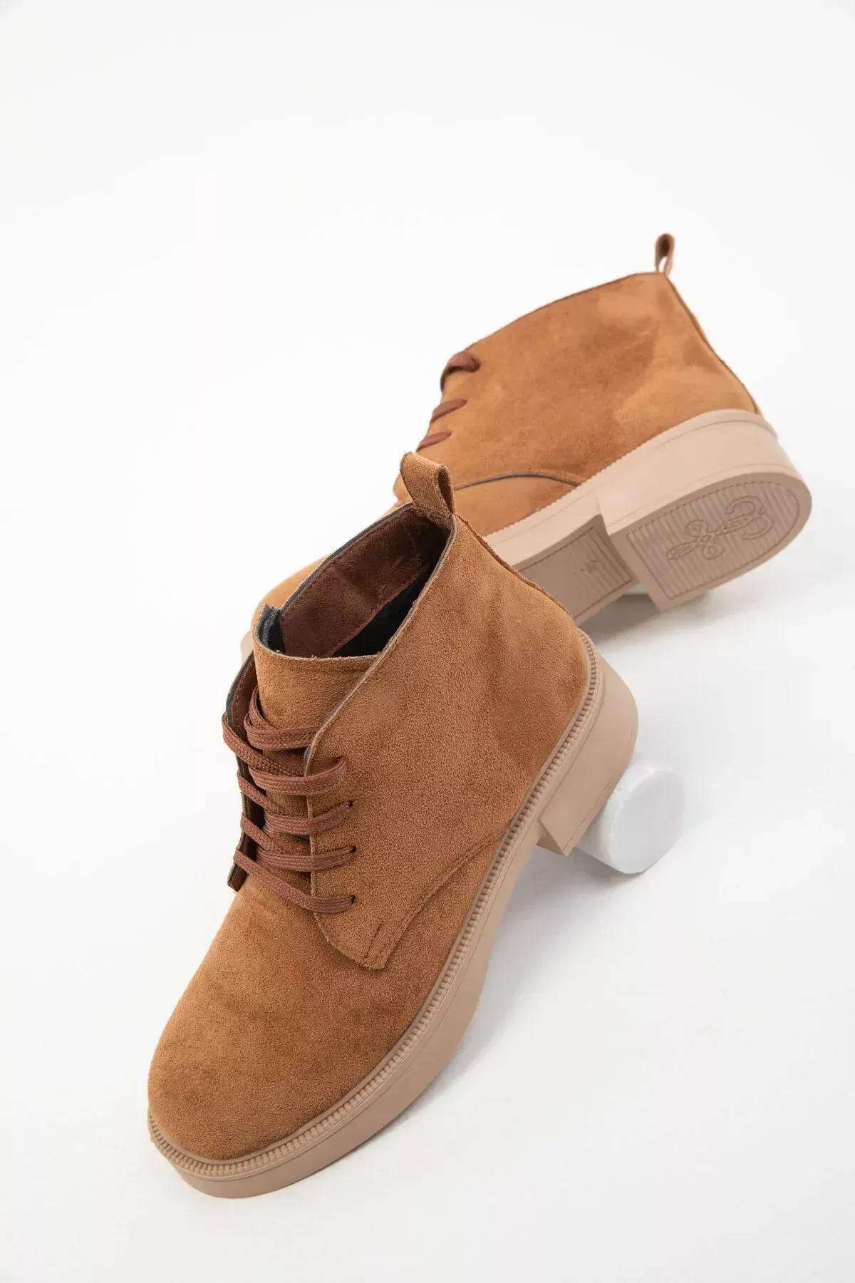 Brown Suede Boots, C101_4460, large image number 1