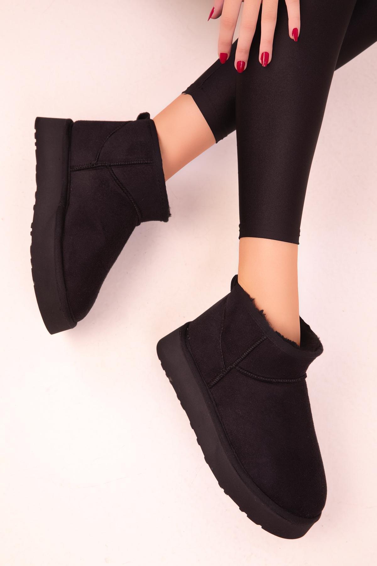 Black Suede Boots, , large image number 1