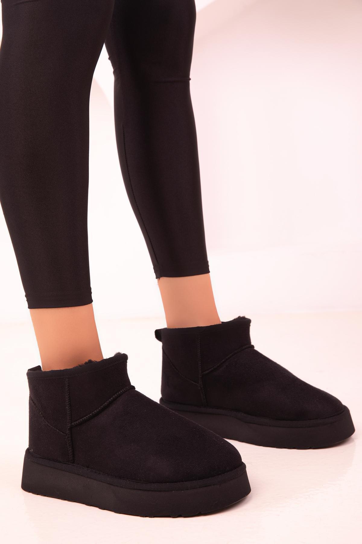 Black Suede Boots, , large image number 2