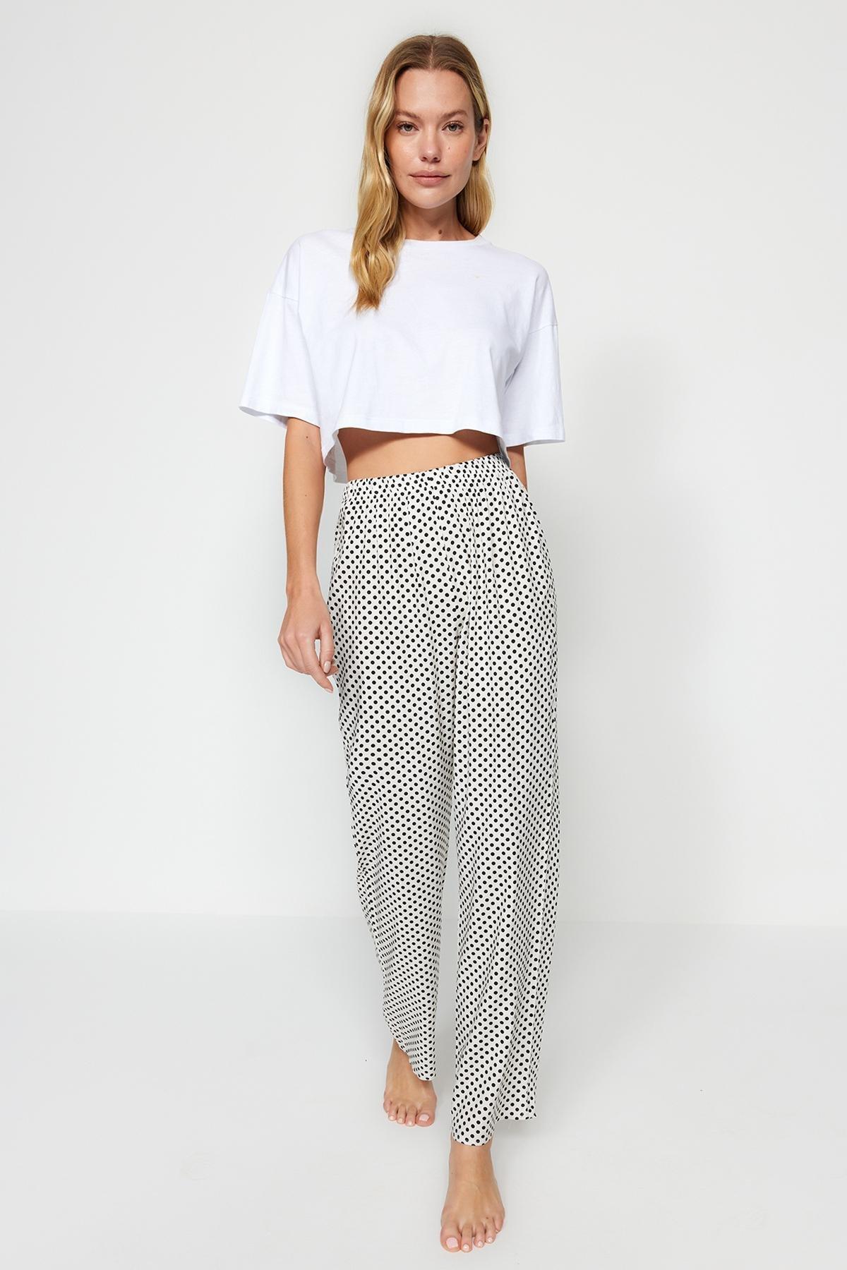 Multicolour Woven Pyjama Bottoms, Set Of 2, C101_1704, large image number 2