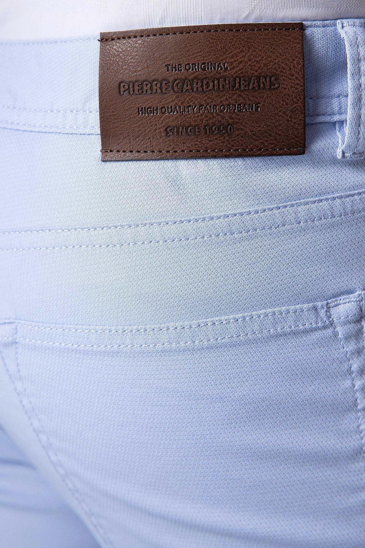 Blue Slim Fit Chino Trousers, , large image number 3