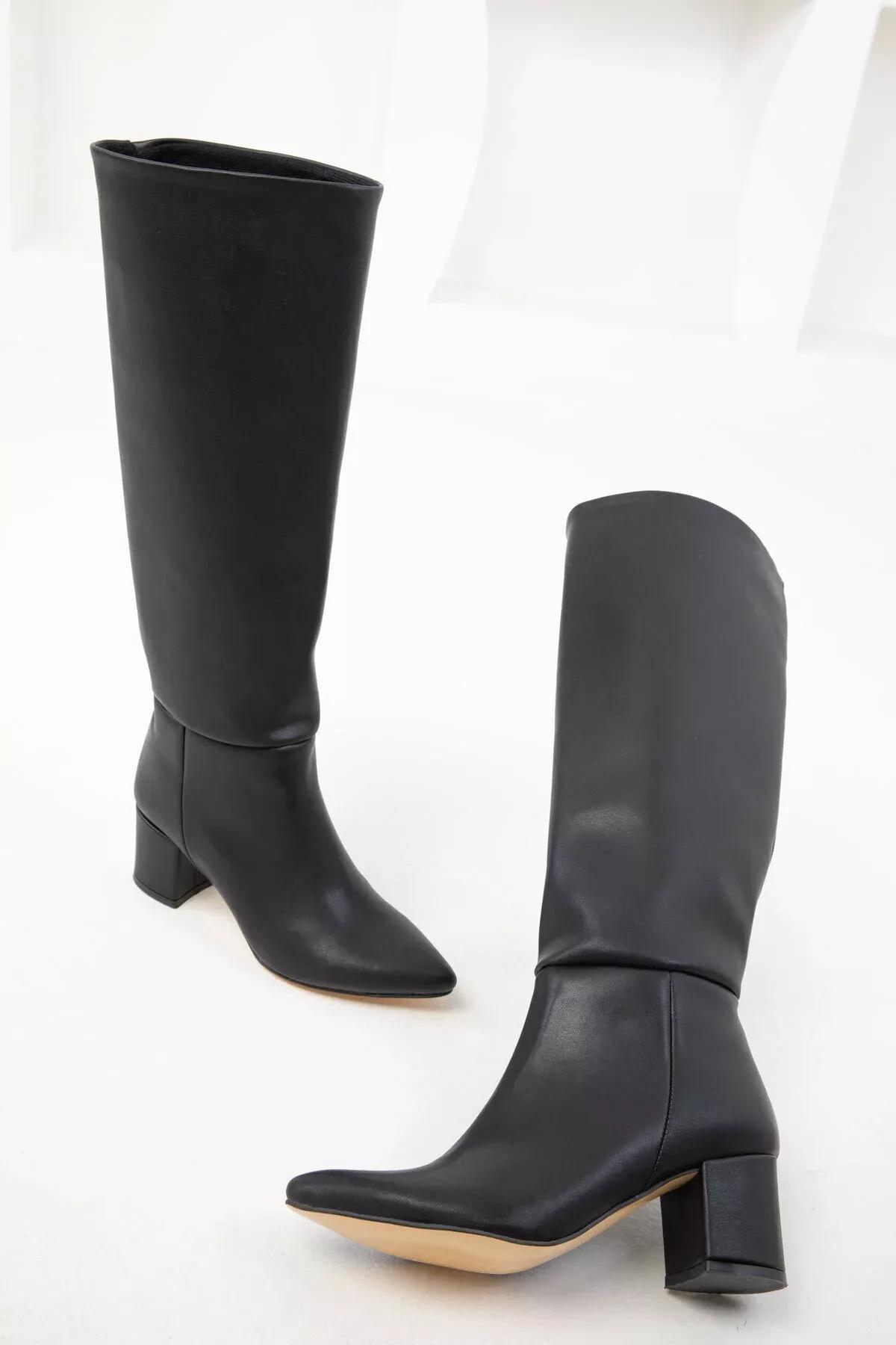 Black Suede Boots, , large image number 3