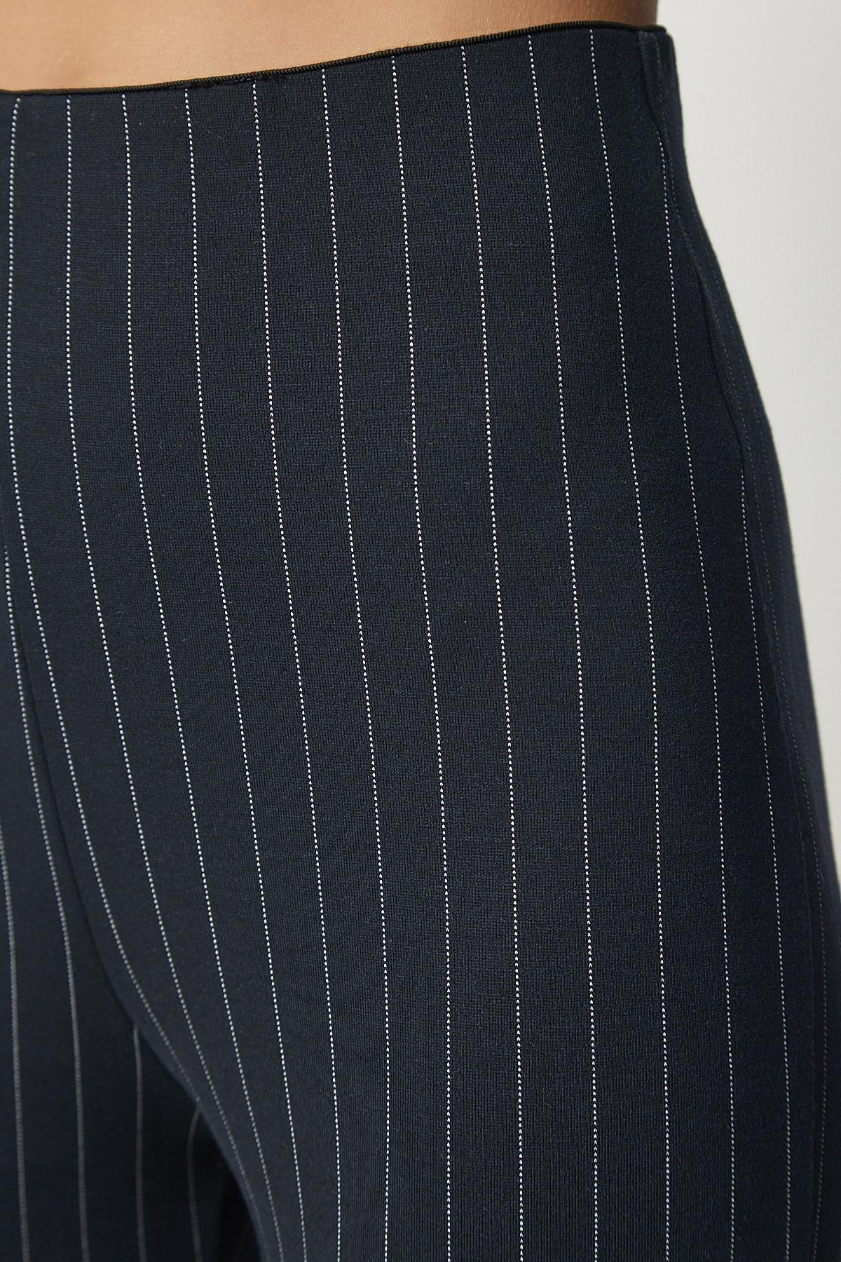 بنطال كاجوال مخطط، كحلي, Navy blue, large image number 4