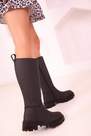 SOHO - Black Matte Womens Boots 18374