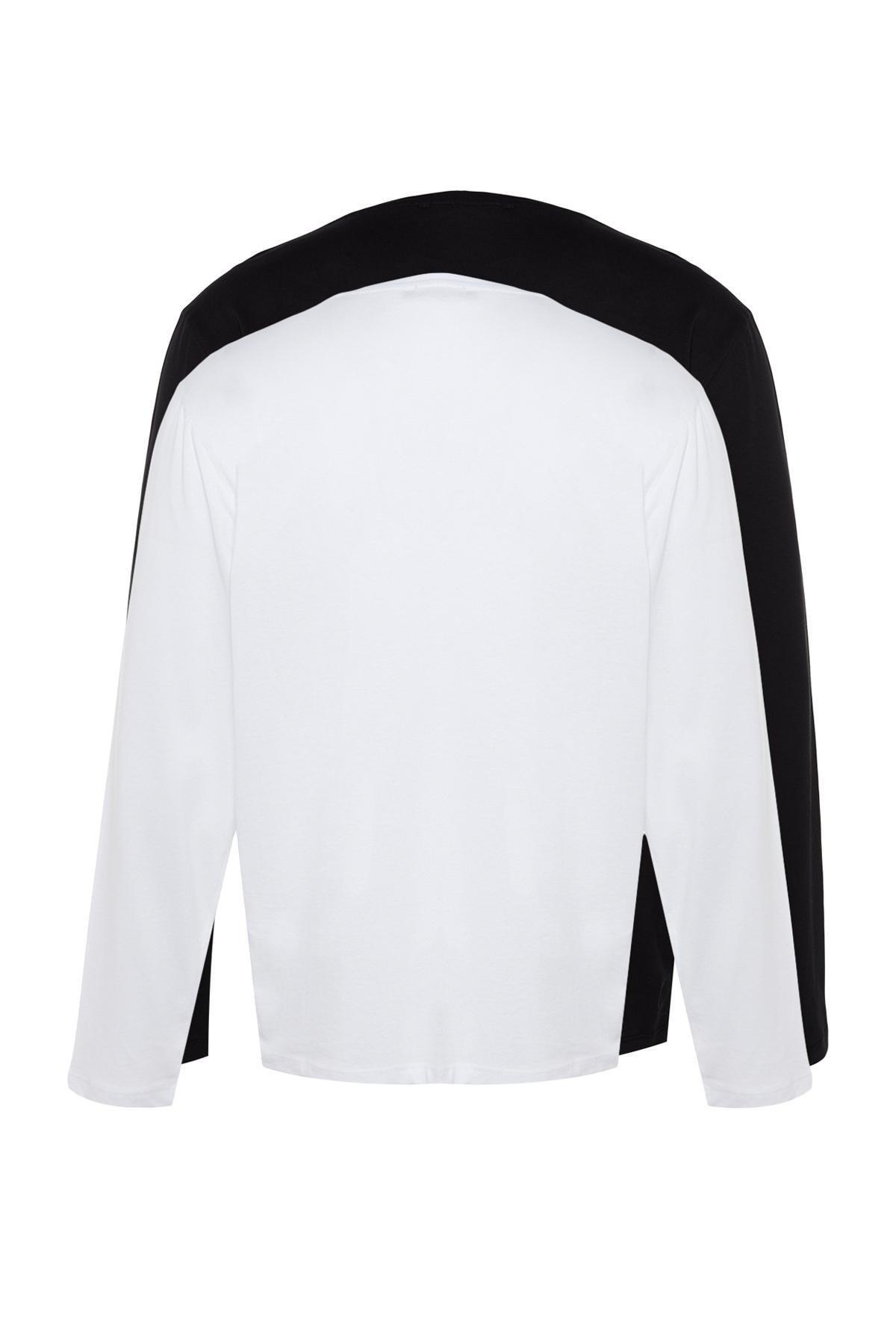 Trendyol - Multicolour Plus Size Cotton T-Shirt, Set Of 2