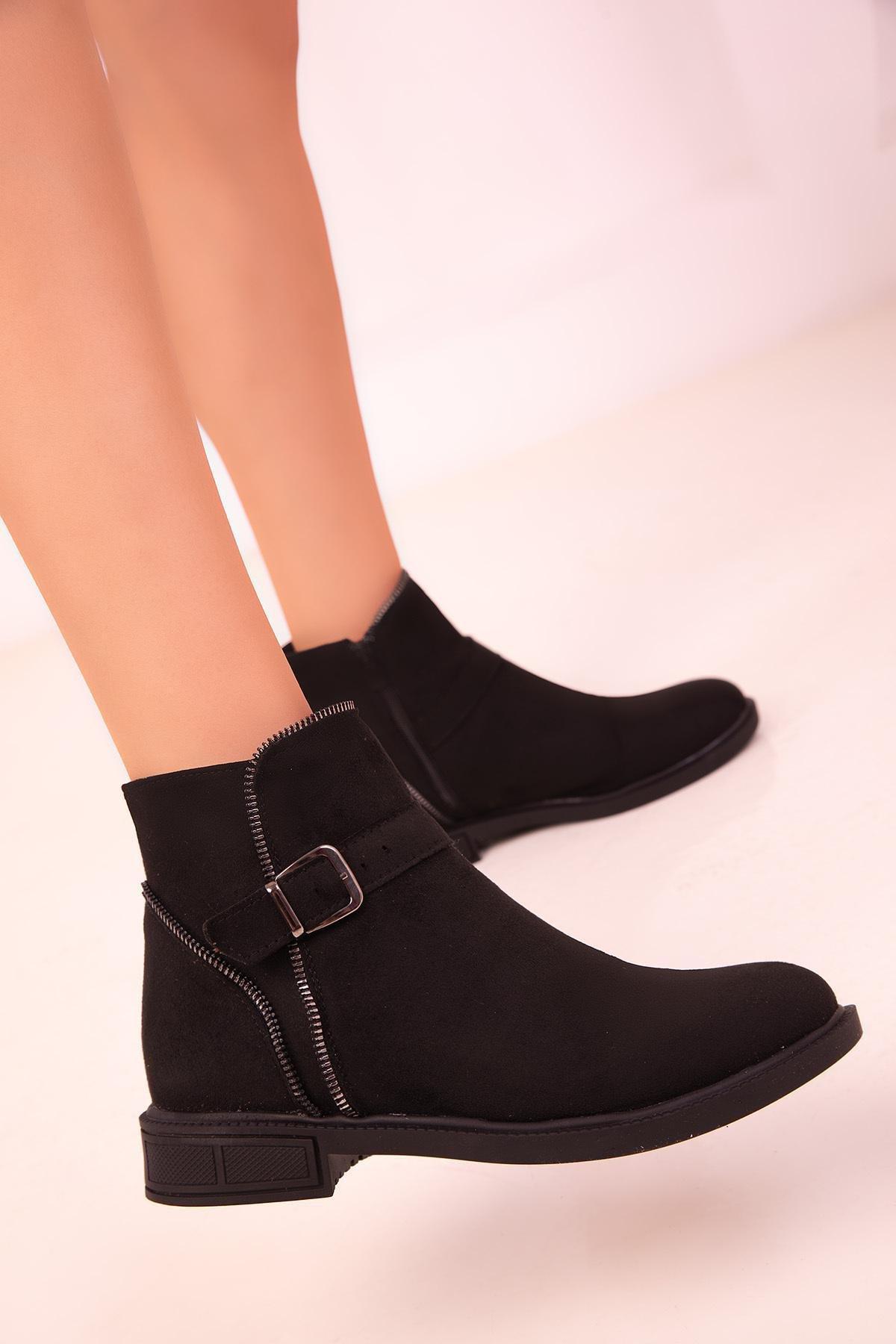 Black Suede Boots, C101_2531, large image number 3