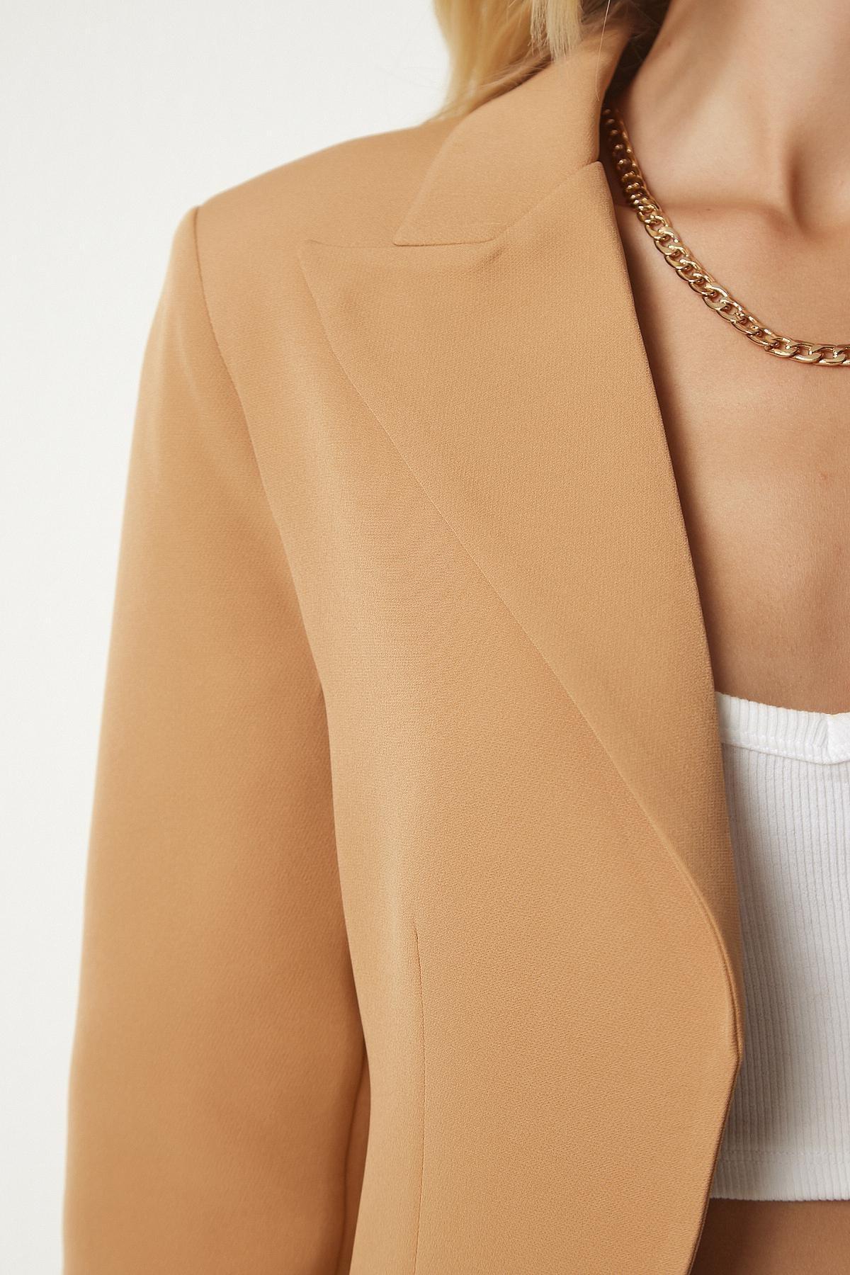 Beige Blazer Jacket, C101_1451, large image number 2
