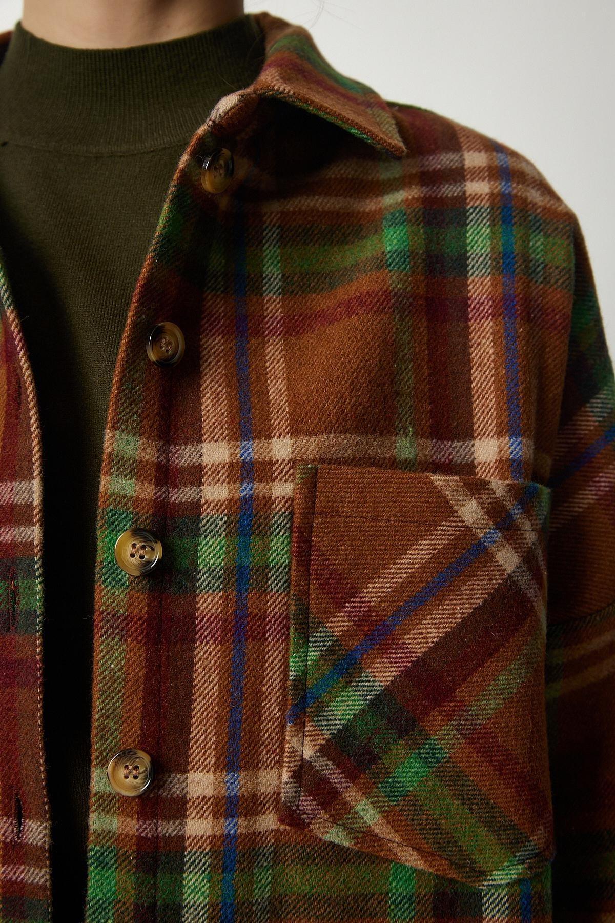 Green Oversize Lumberjack Shirt, C101_1450, large image number 3