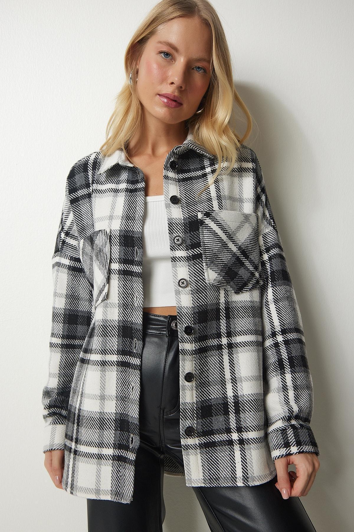 Multicolour Oversize Lumberjack Shirt, C101_1458, large image number 2