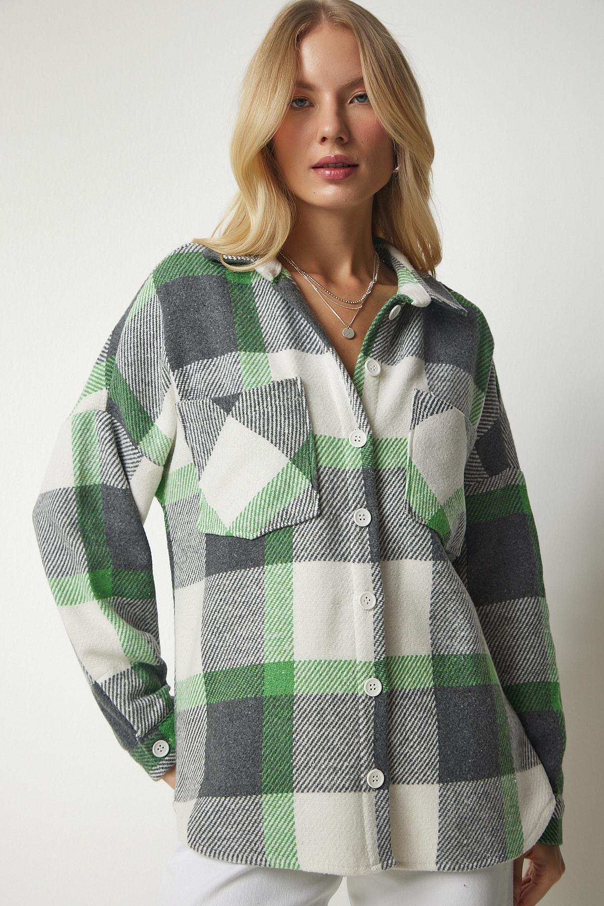 Multicolour Patterned Oversize Lumberjack Shirt, , large image number 3