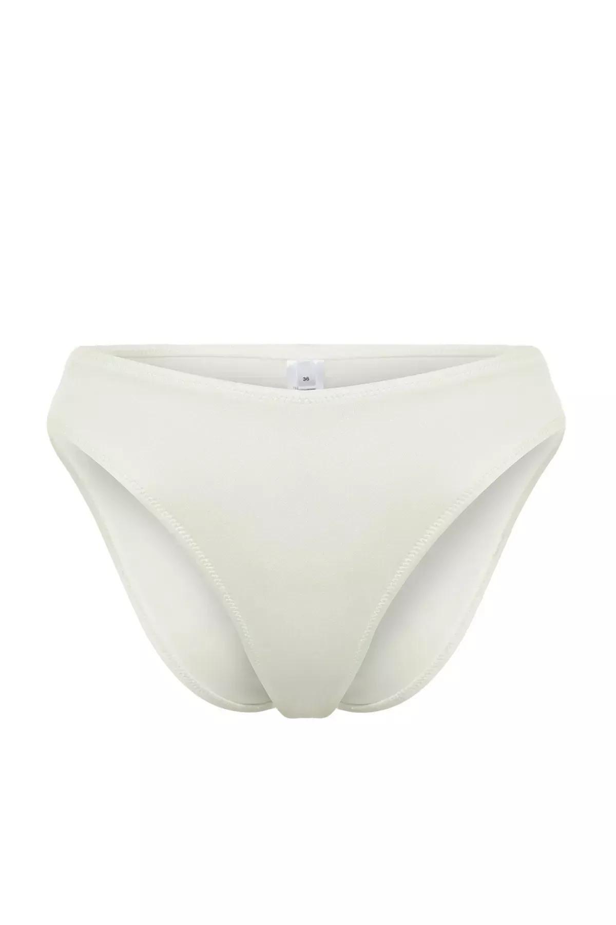 Ecru High Leg Regular Bikini Bottom, C101_1635, medium