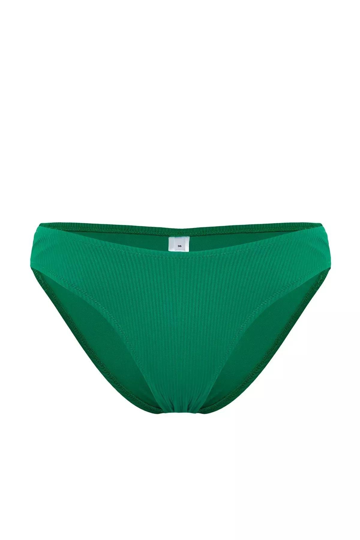 Green Textured Bikini Bottoms, C101_4714, large image number 4