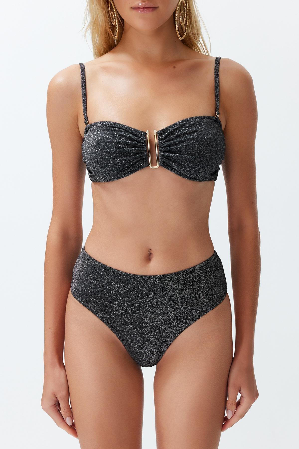 Grey Sparkly Swimsuit, , large image number 4