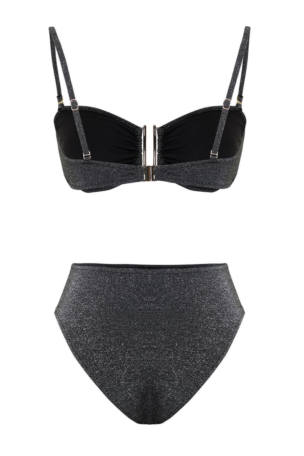 Grey Sparkly Swimsuit, , large image number 6