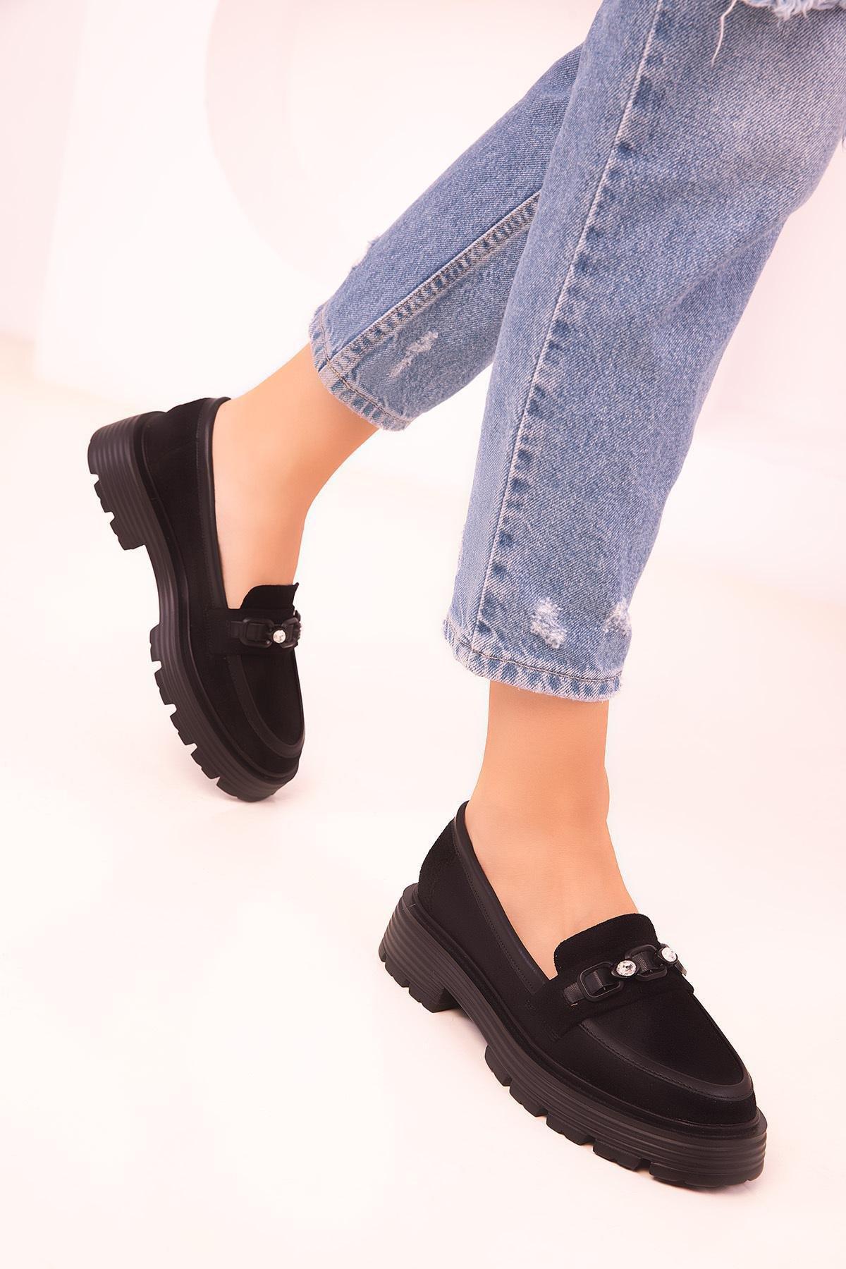 Black Suede Casual Shoes, , large image number 2