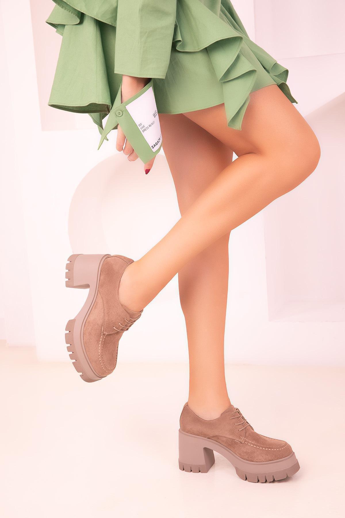 Beige Suede Casual Shoes, C101_2875, large image number 0