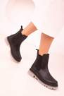 SOHO - Black Platform Ankle Boots