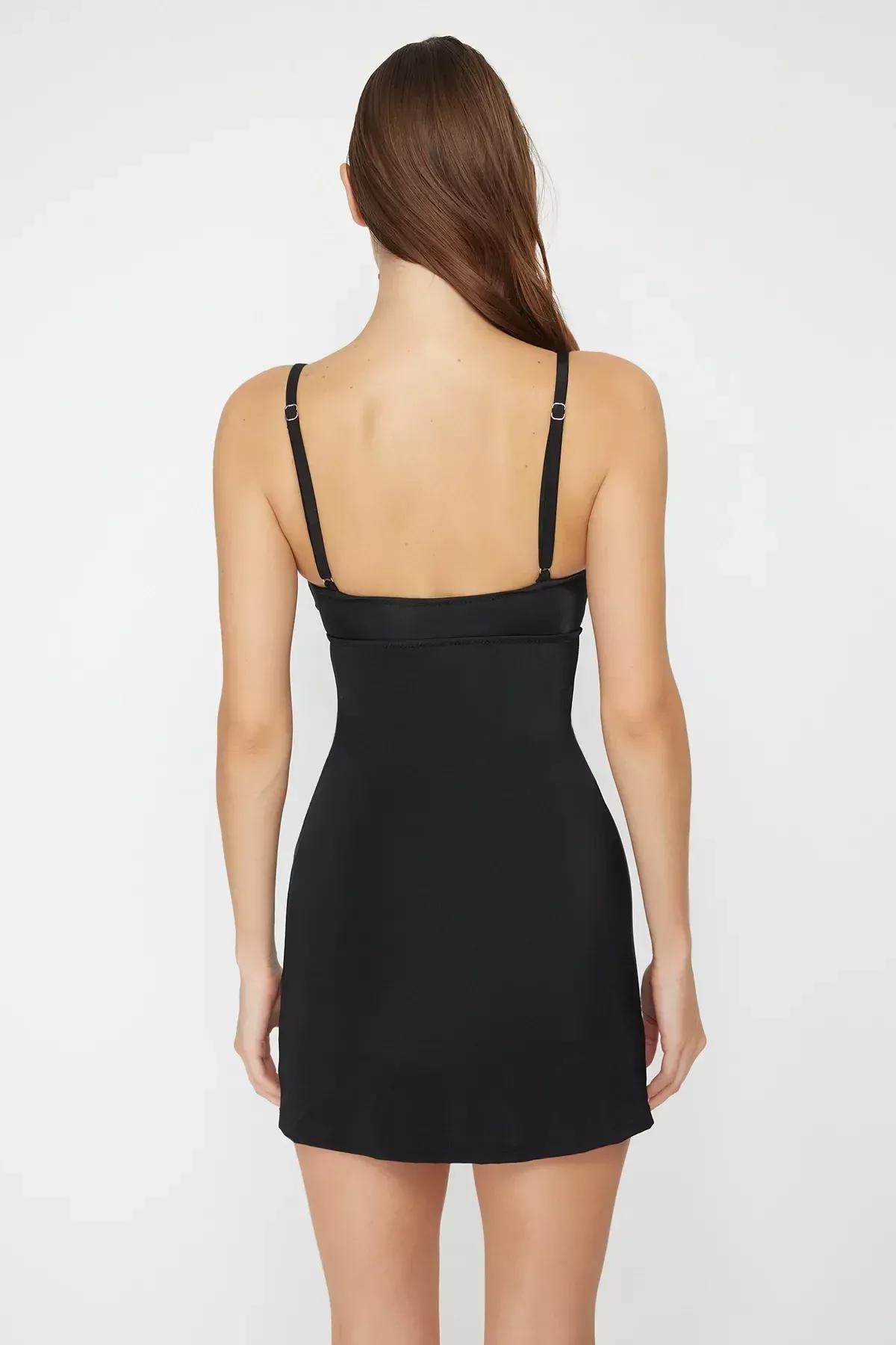 Trendyol - Black Dress Swimsuit