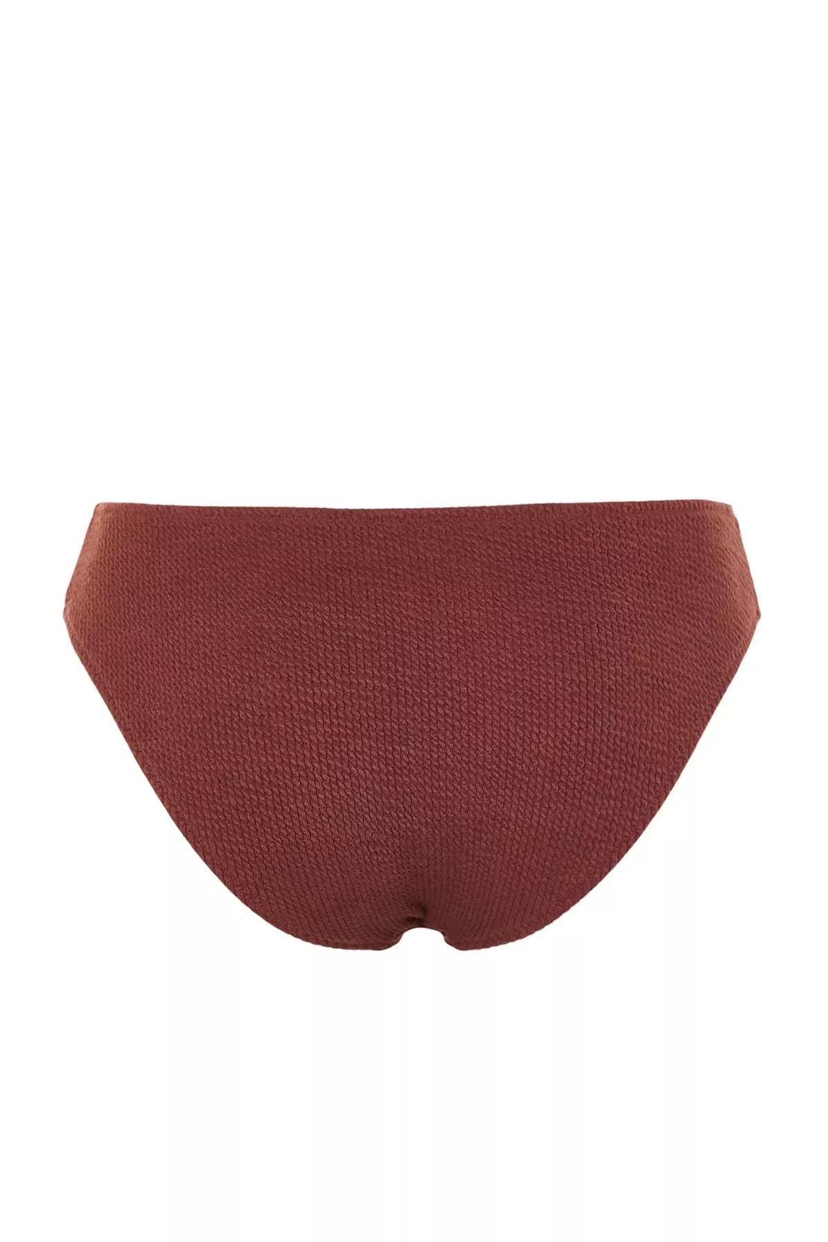Brown Textured Bikini Bottom, C101_4637, medium