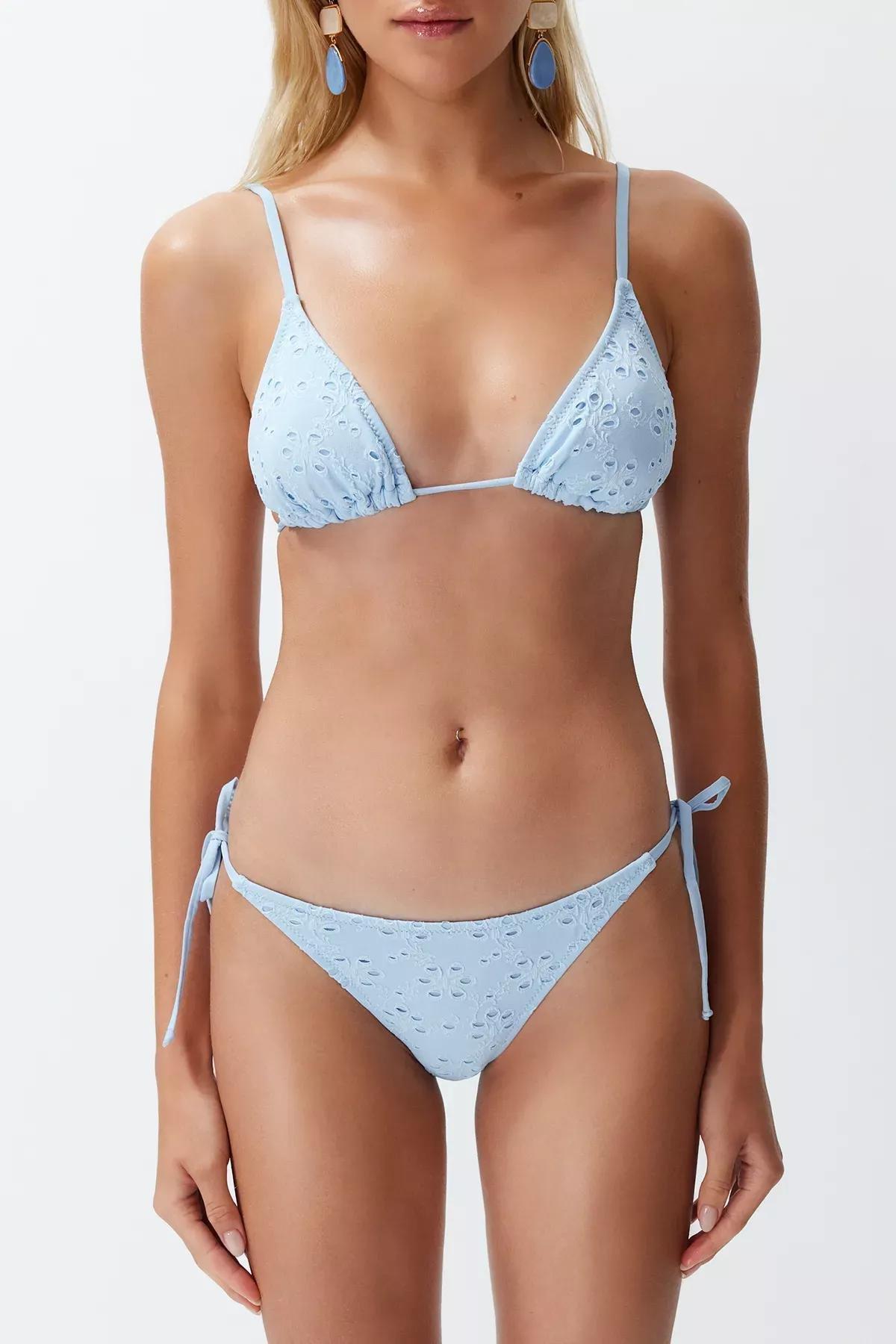 Blue Triangle Bikini Set, C101_1531, large image number 8