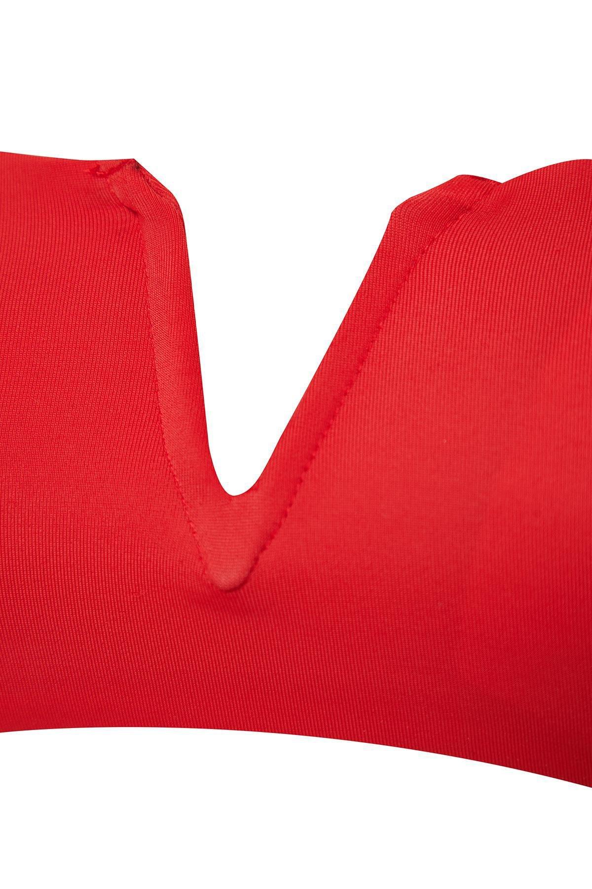 Red Bralette Bikini Top, C101_1831, large image number 4
