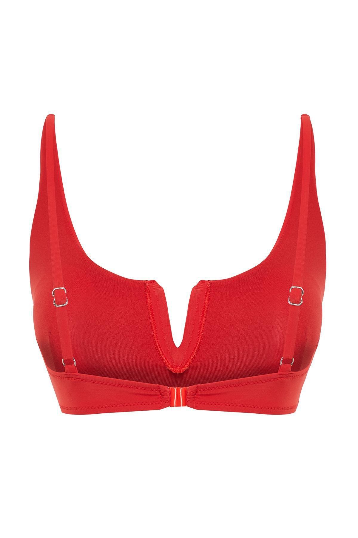 Red Bralette Bikini Top, C101_1831, large image number 5
