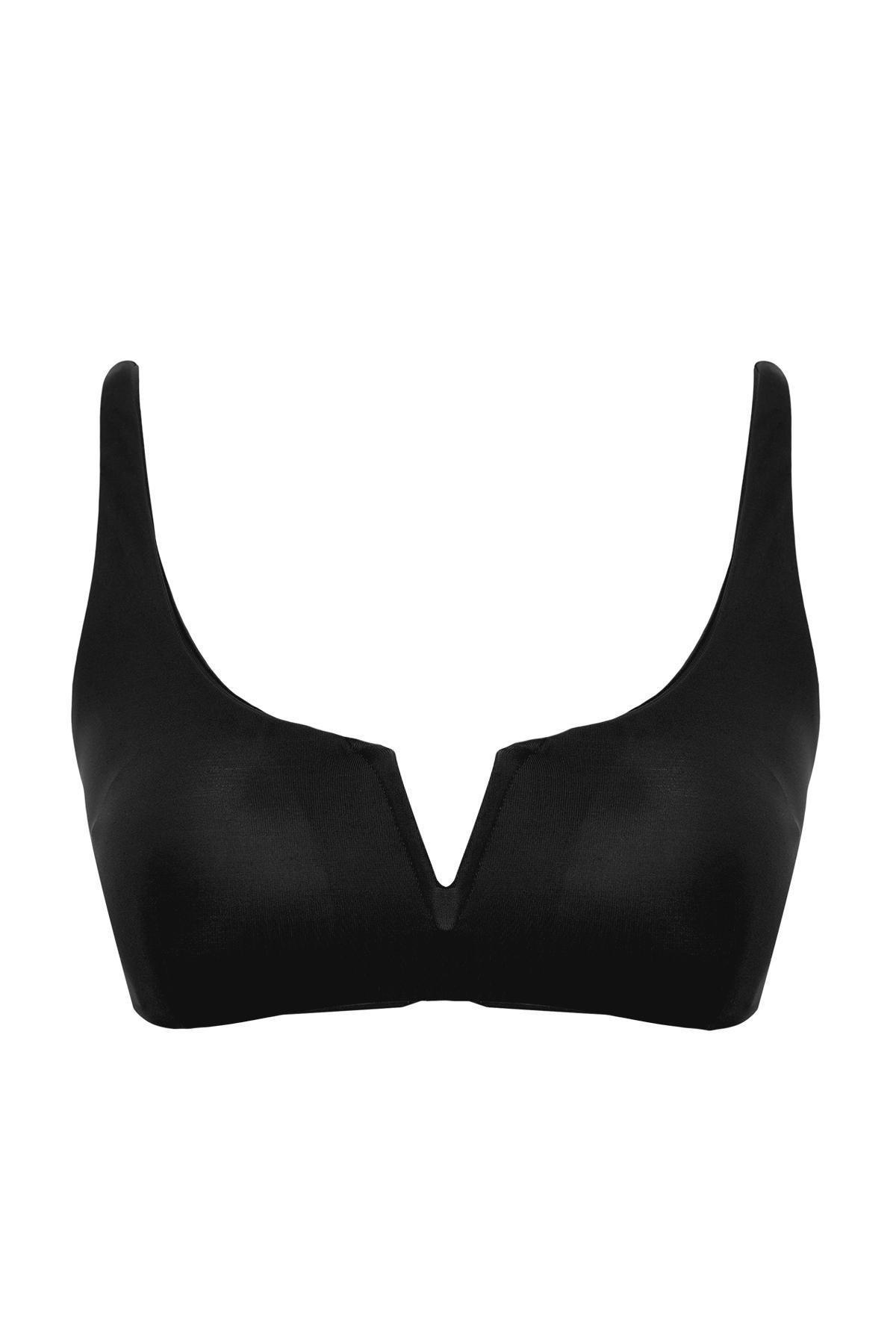 Black Bralette Bikini Top, C101_2094, large image number 4