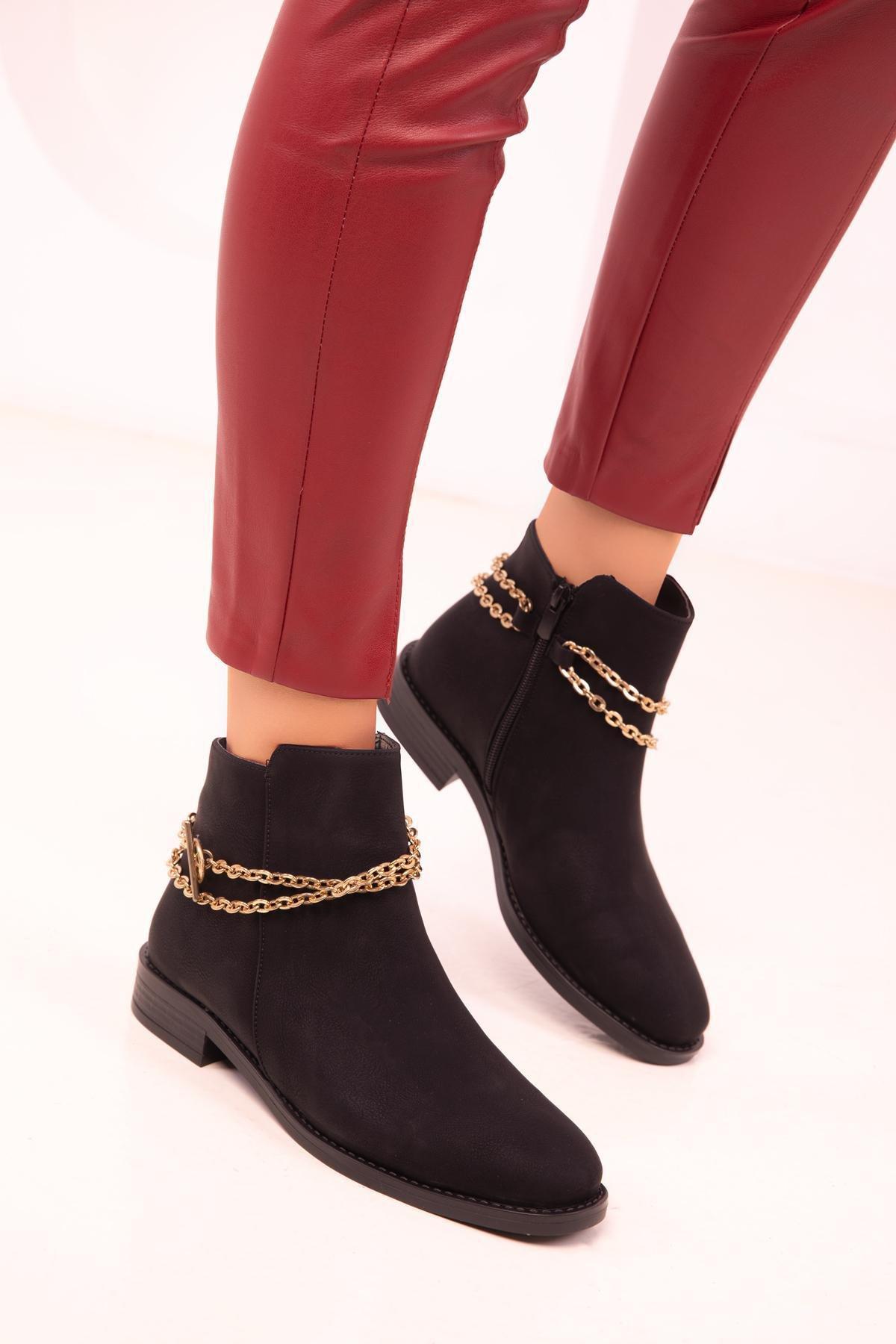 Black Leather Boots, , large image number 2