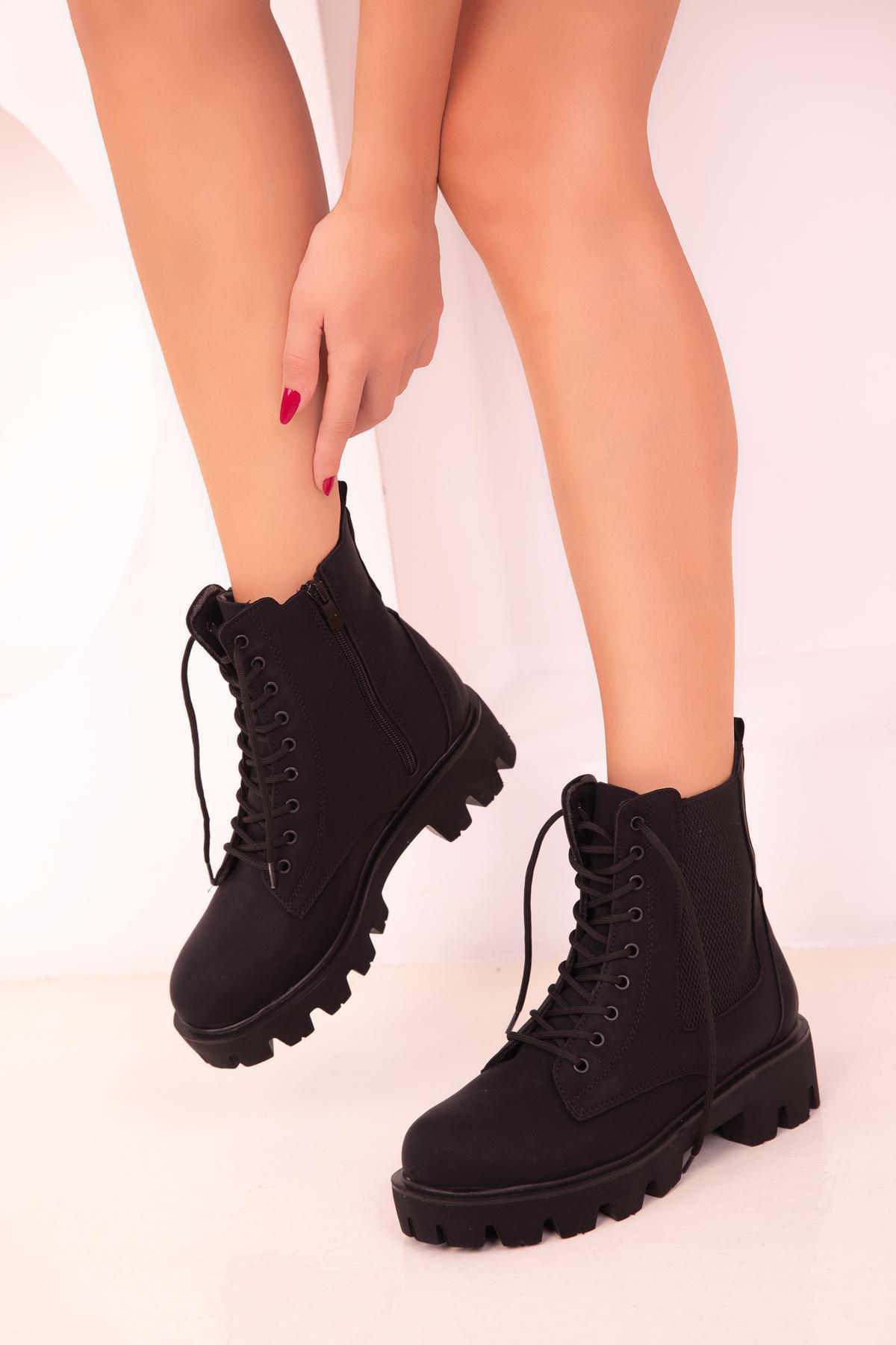 Black Matte Boots, , large image number 1