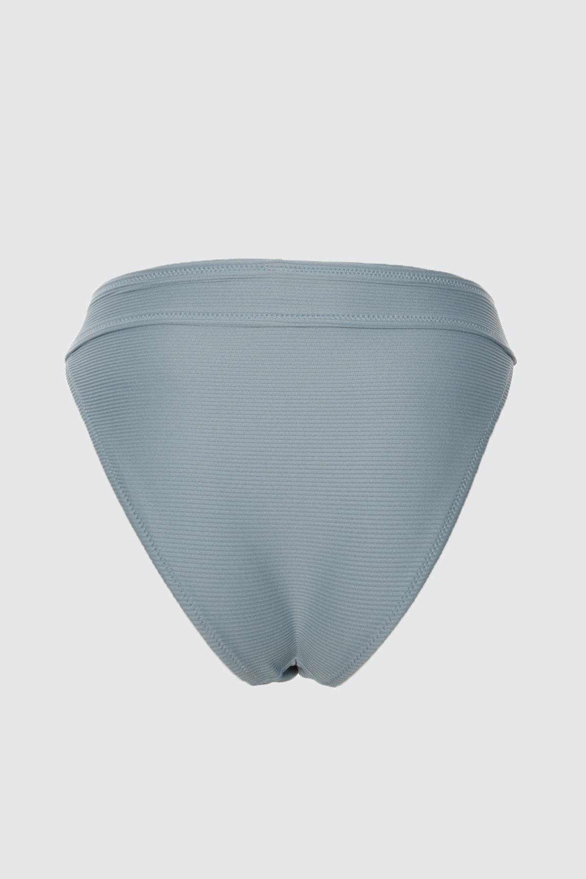 Blue Plain Bikini Bottom, Blue, large image number 5