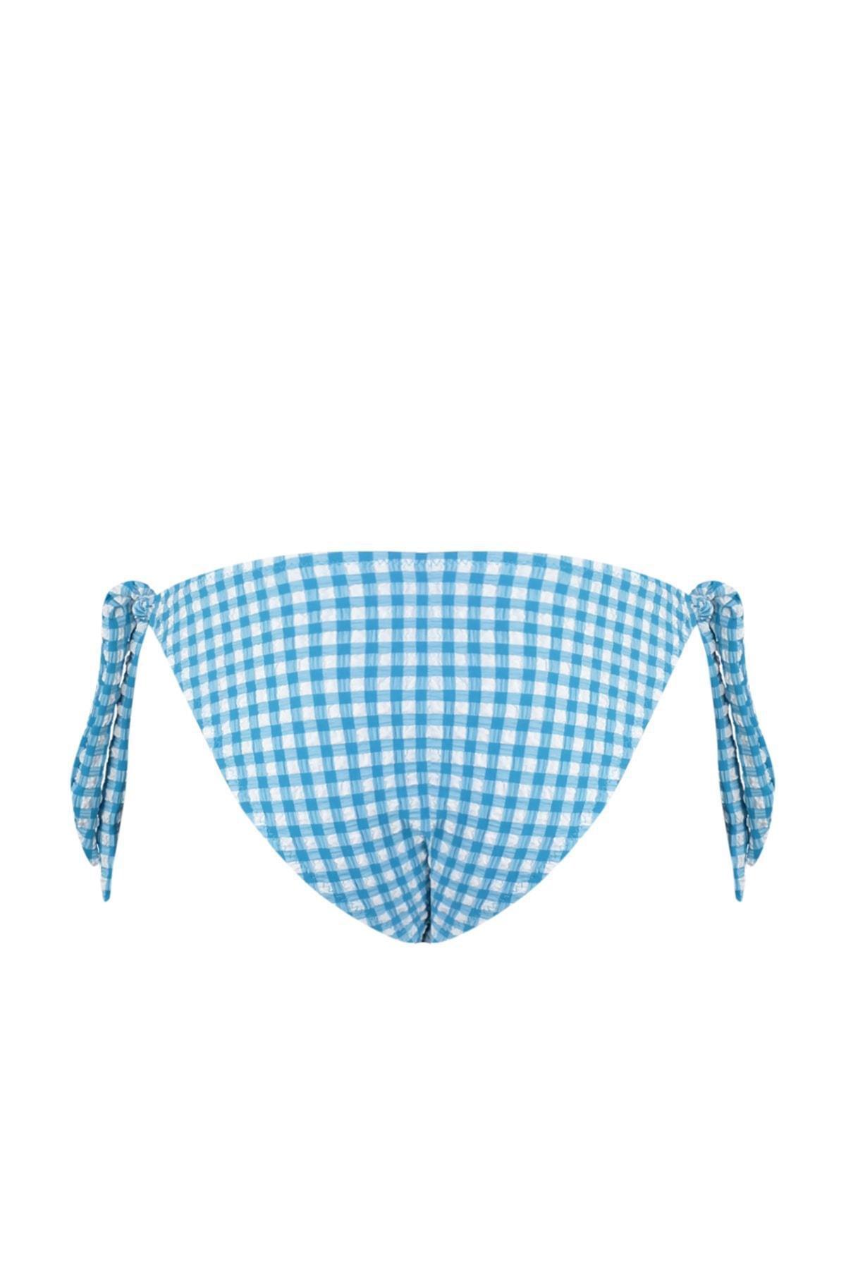 Blue Plaid Bikini Bottom, , large image number 4