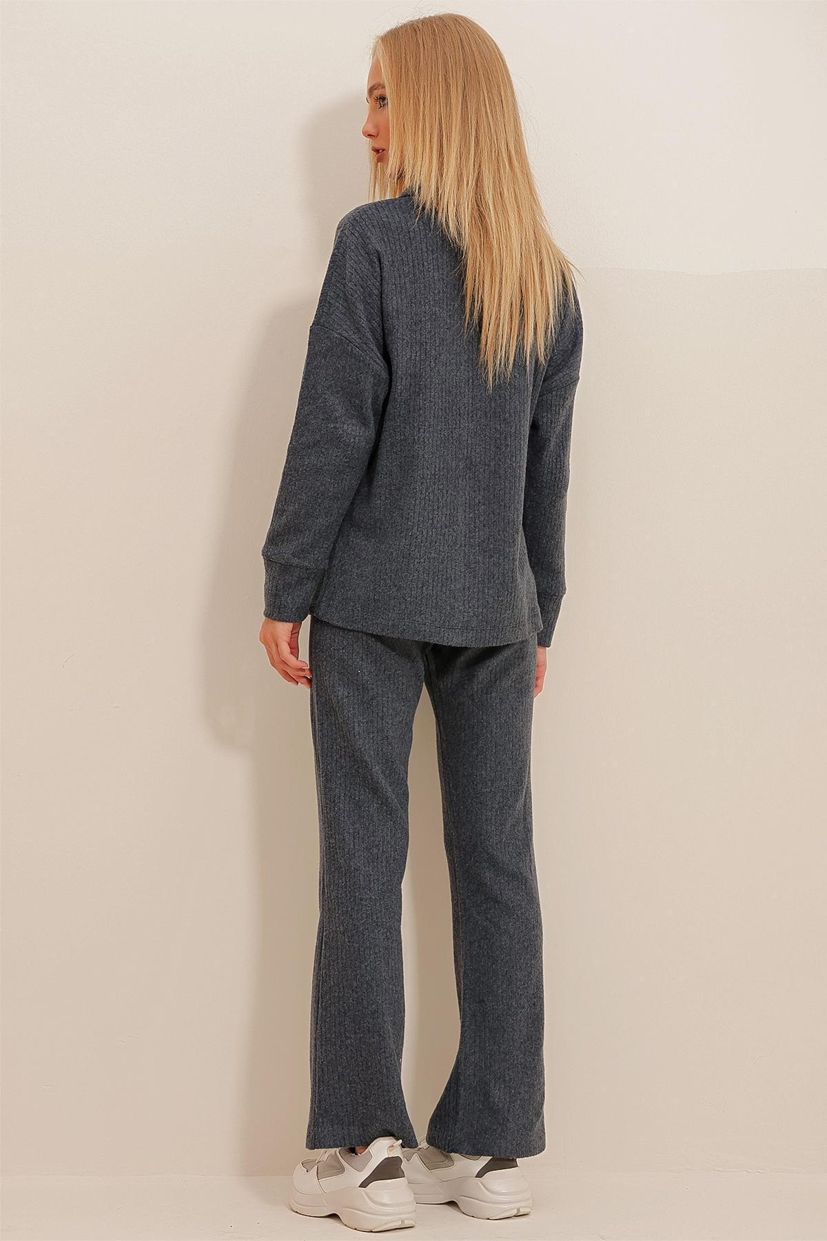 Grey Knitted Co-Ord Set, , large image number 3