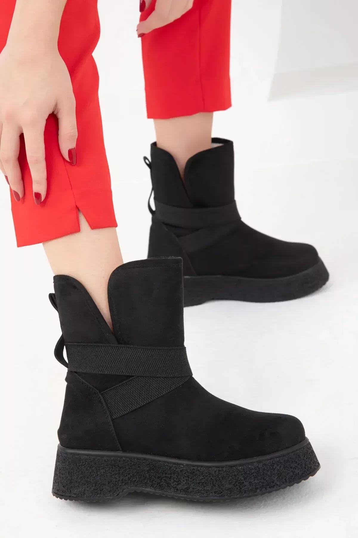 Black Suede Boots, C101_2531, large image number 5