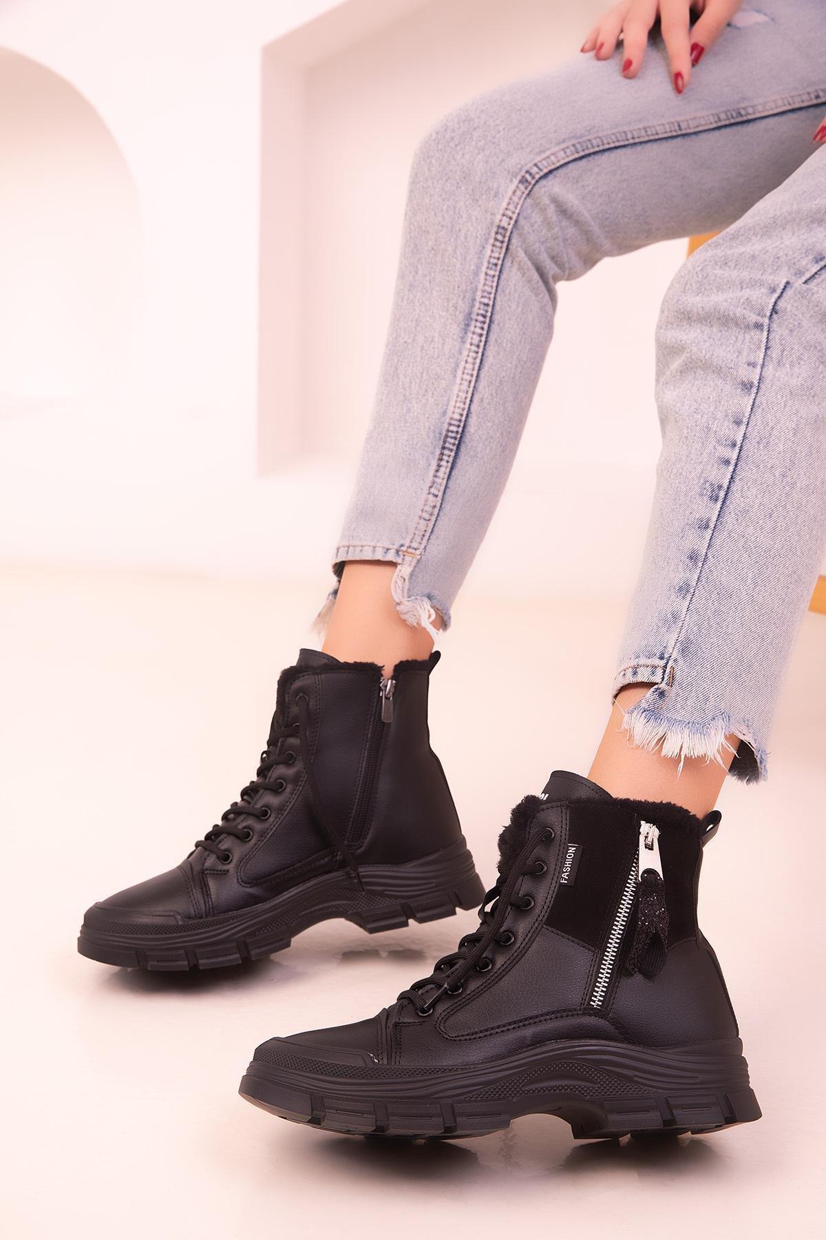 Black Leather Boots, C101_2972, large image number 1