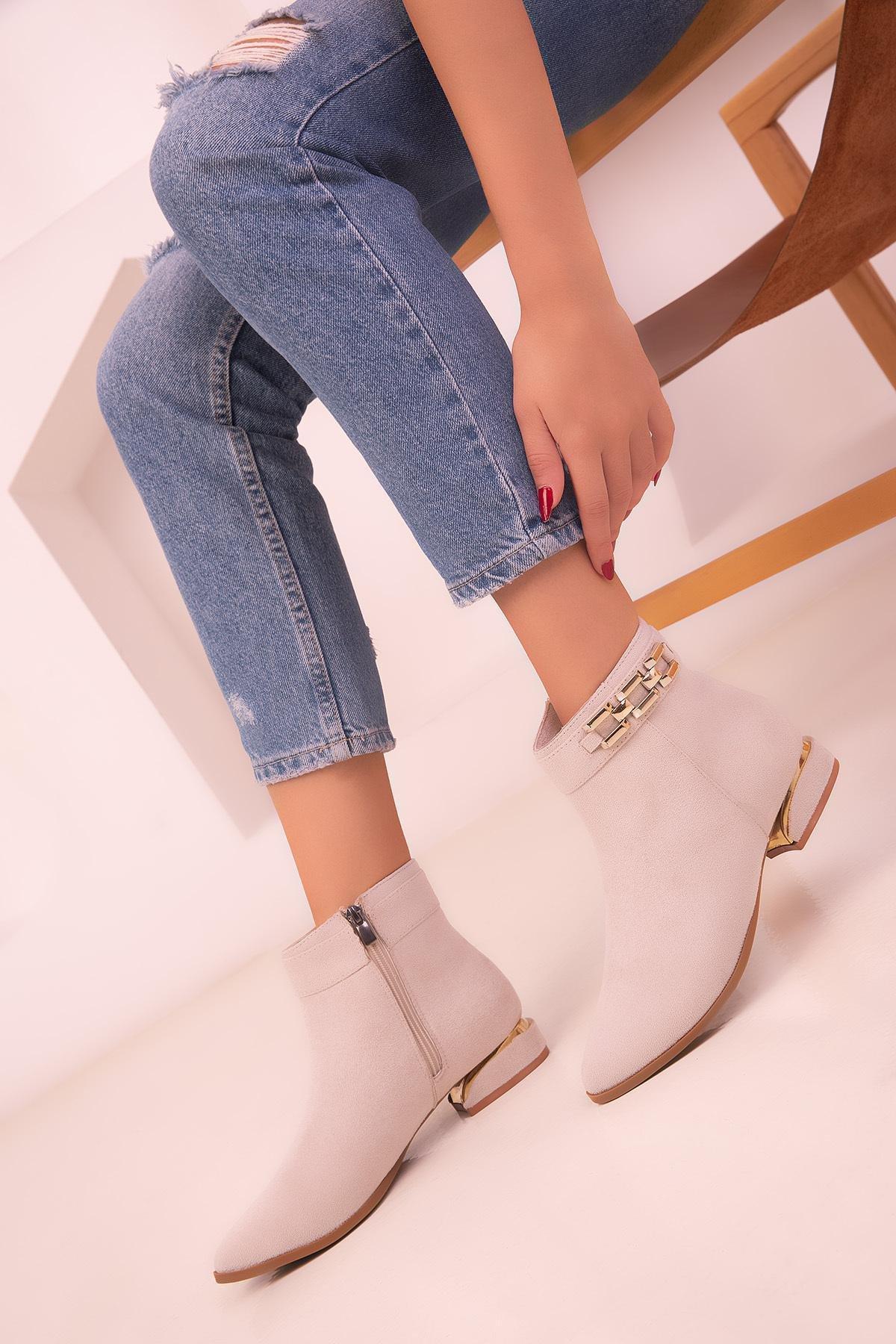 Brown Suede Boots, , large image number 0