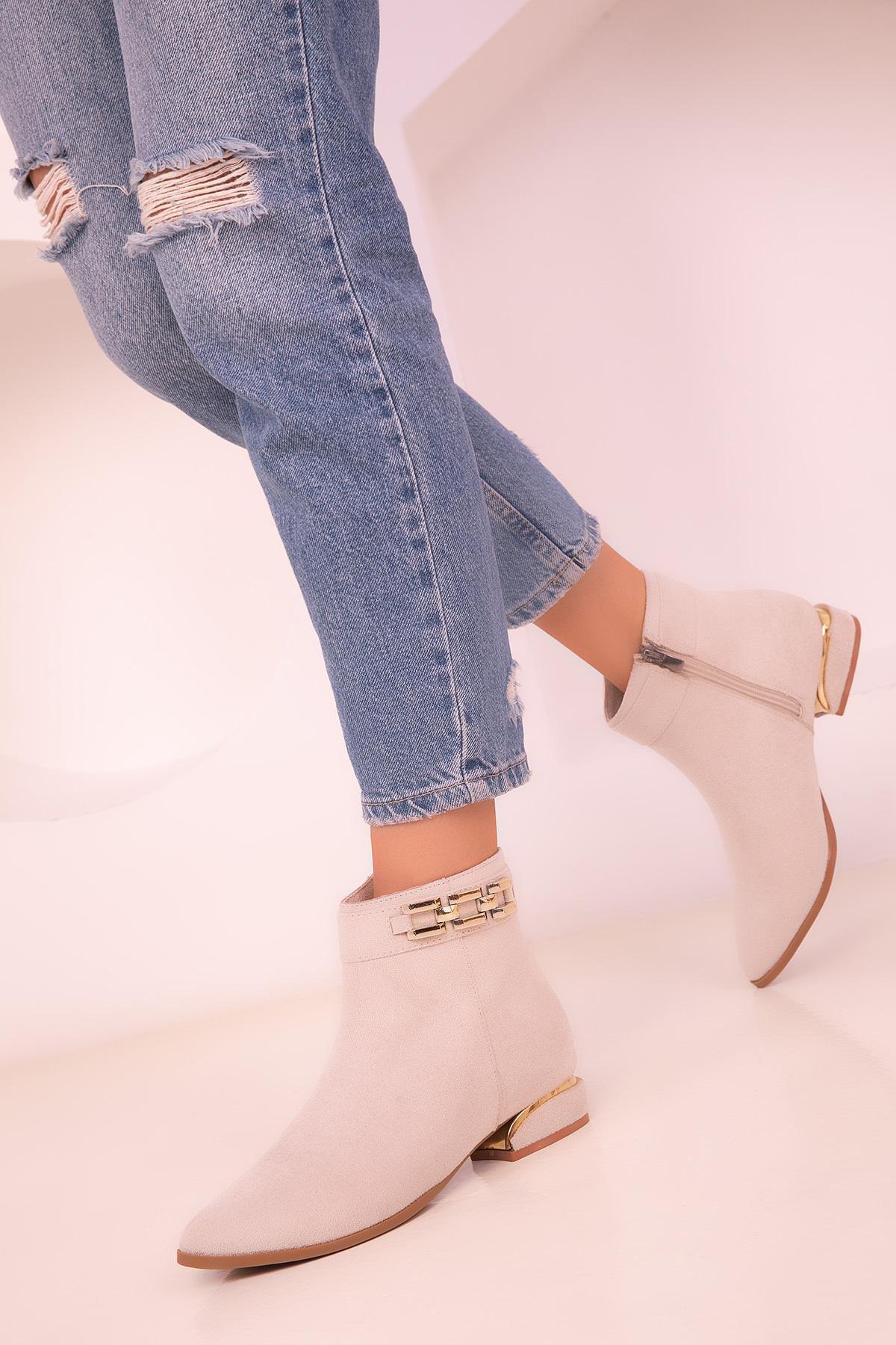 Brown Suede Boots, , large image number 3