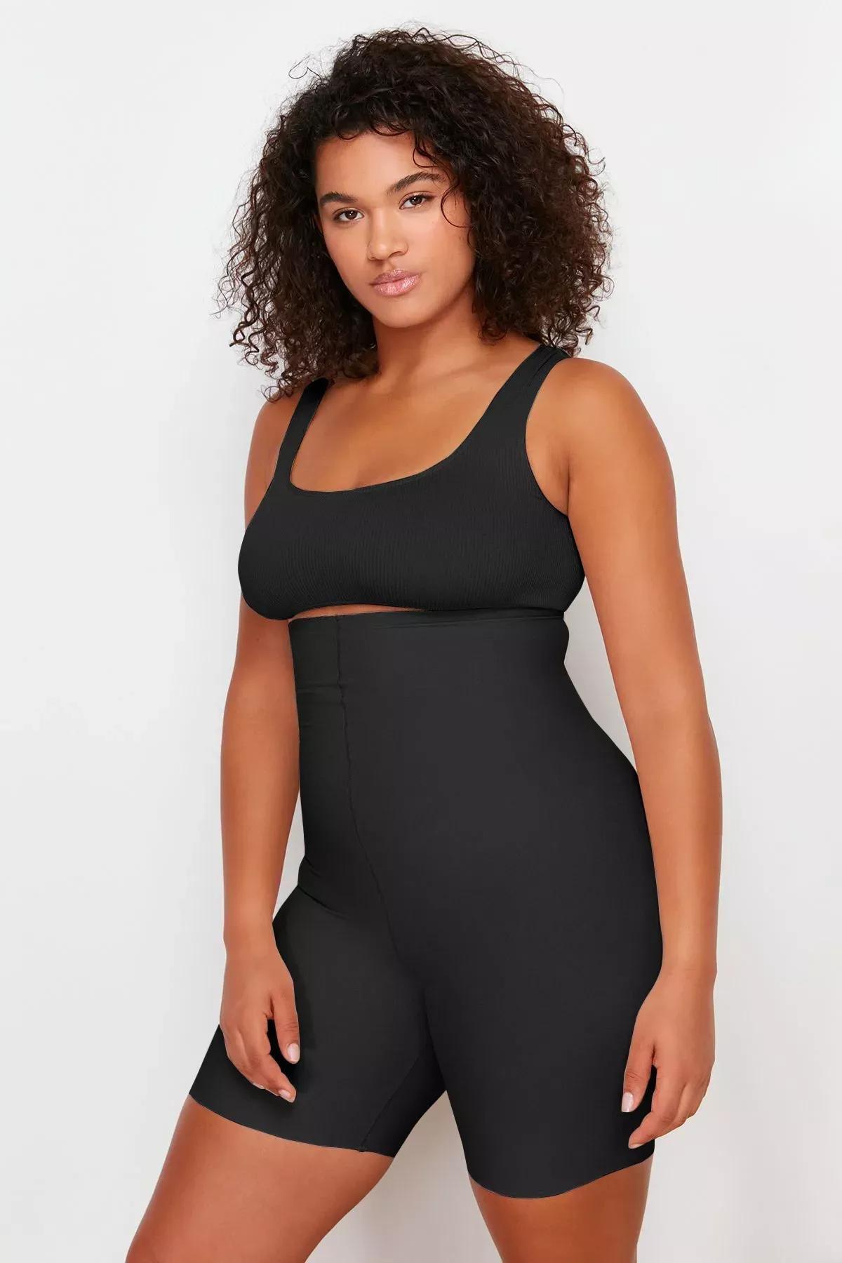Black Plus-Size Shapewear Corset, , large image number 0