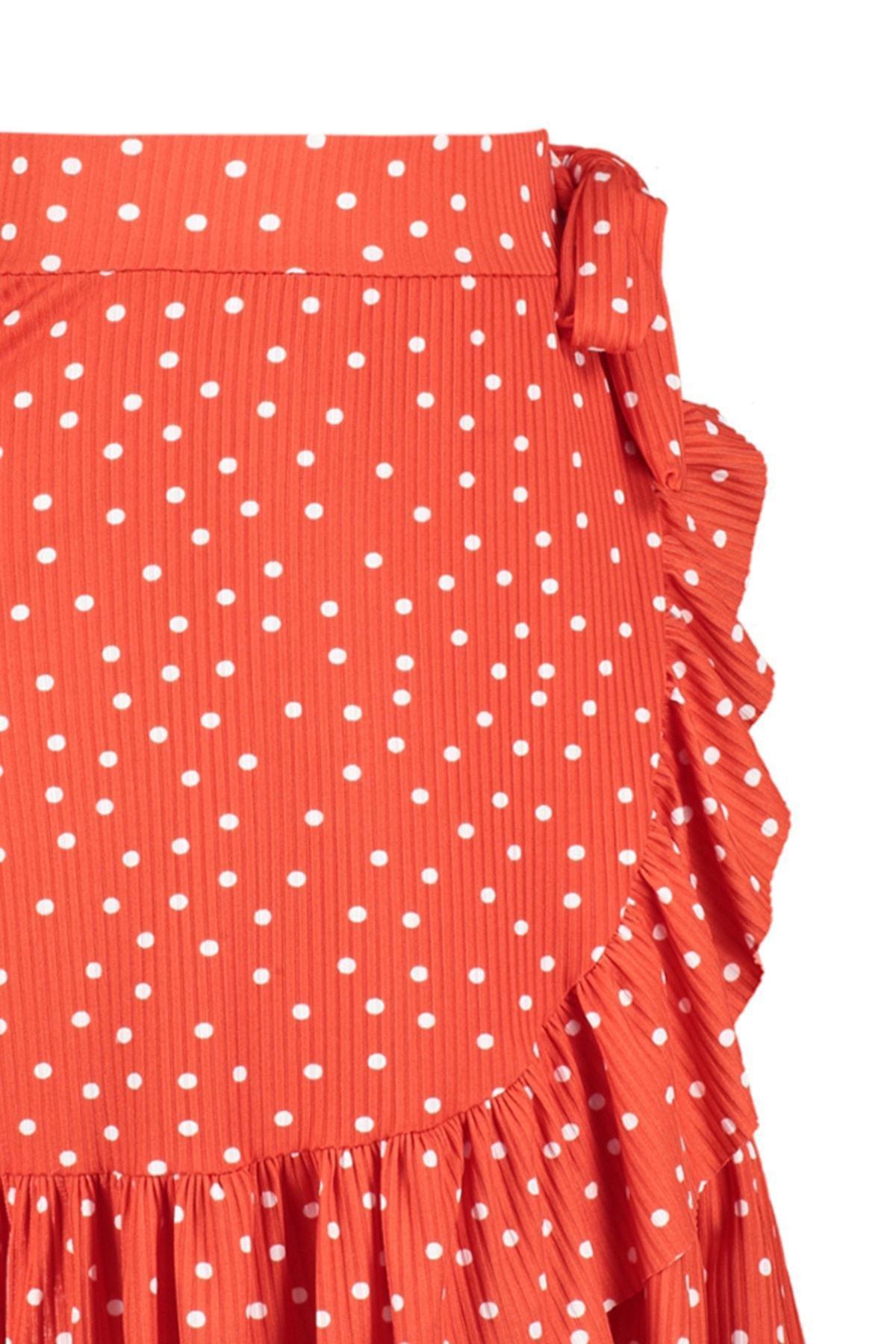 Pink Ruffle Mini Knit Skirt, , large image number 13