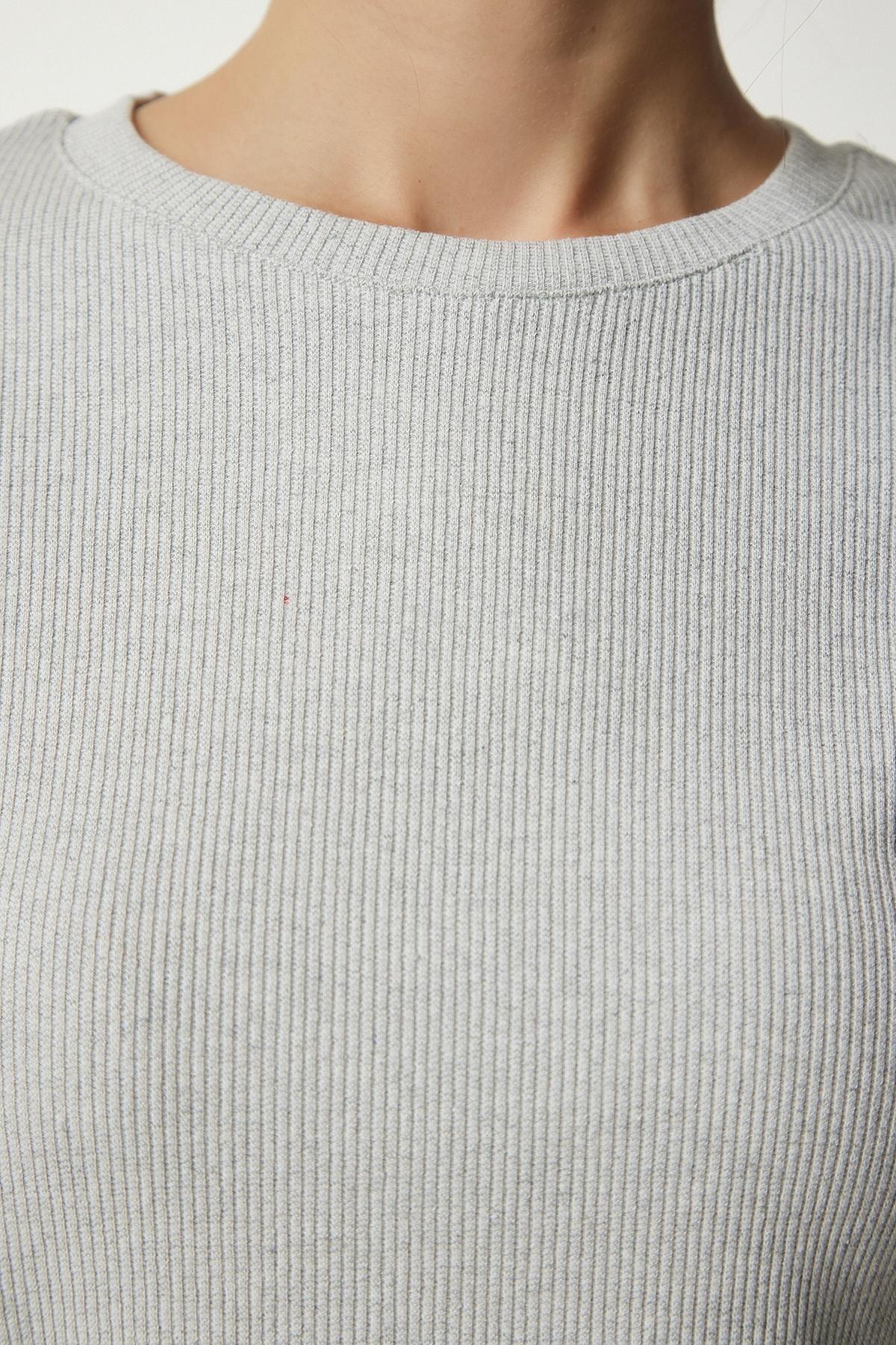 Grey Casual Ribbed Co-Ord Set, , large image number 2