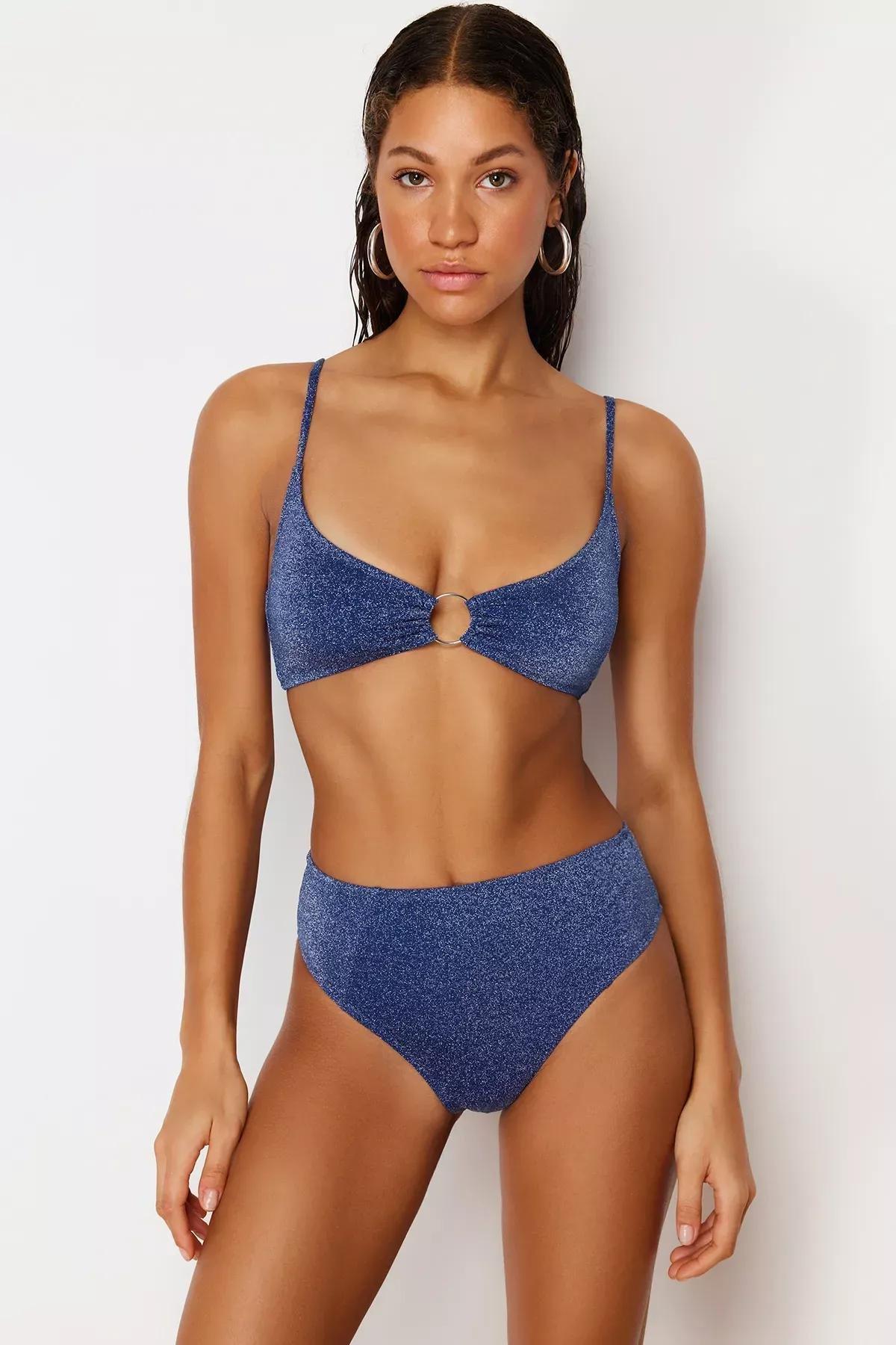 Blue Glittery Bikini Set, C101_4811, large image number 2